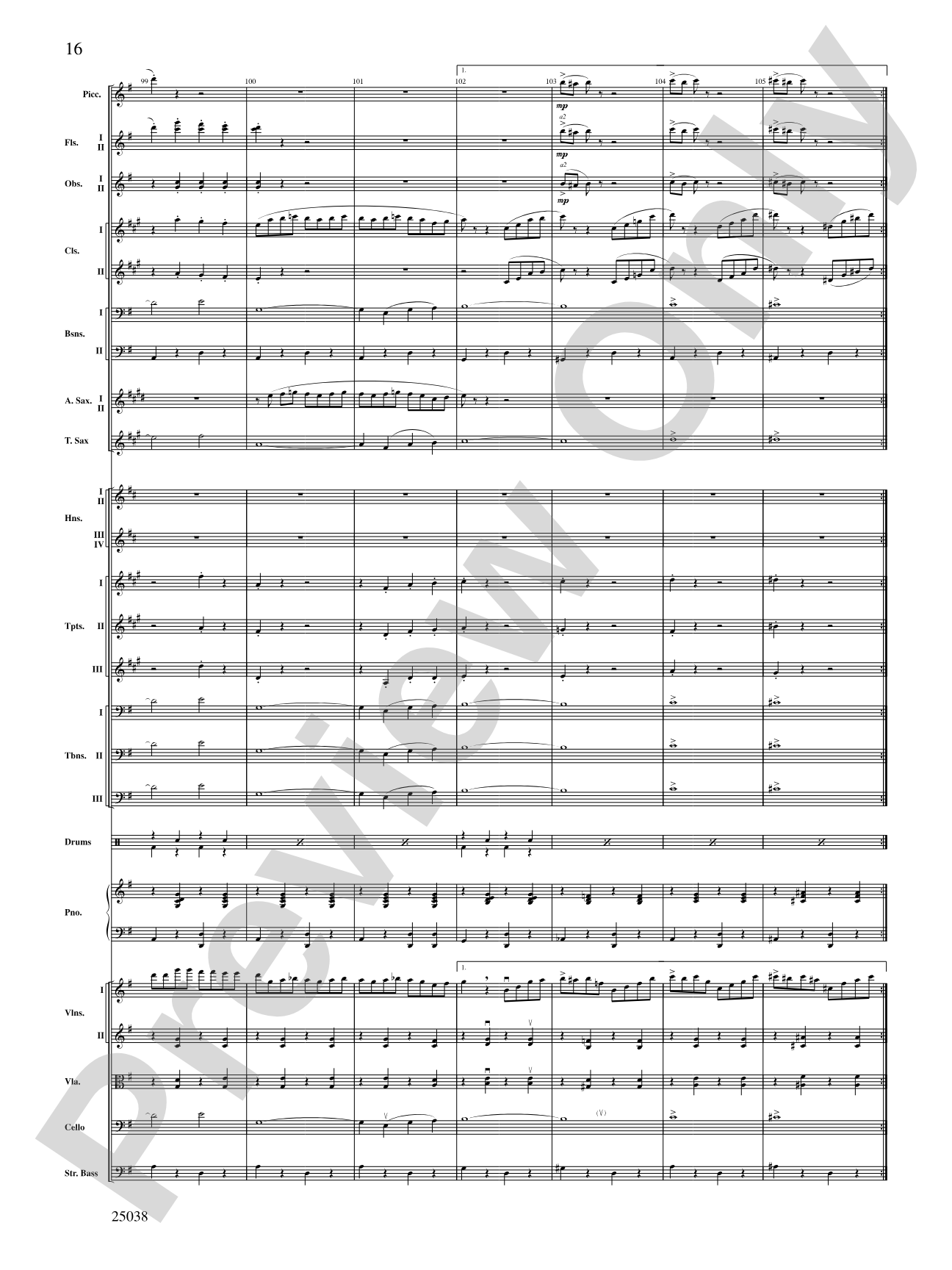 Fiddle-Faddle: Full Orchestra Conductor Score & Parts