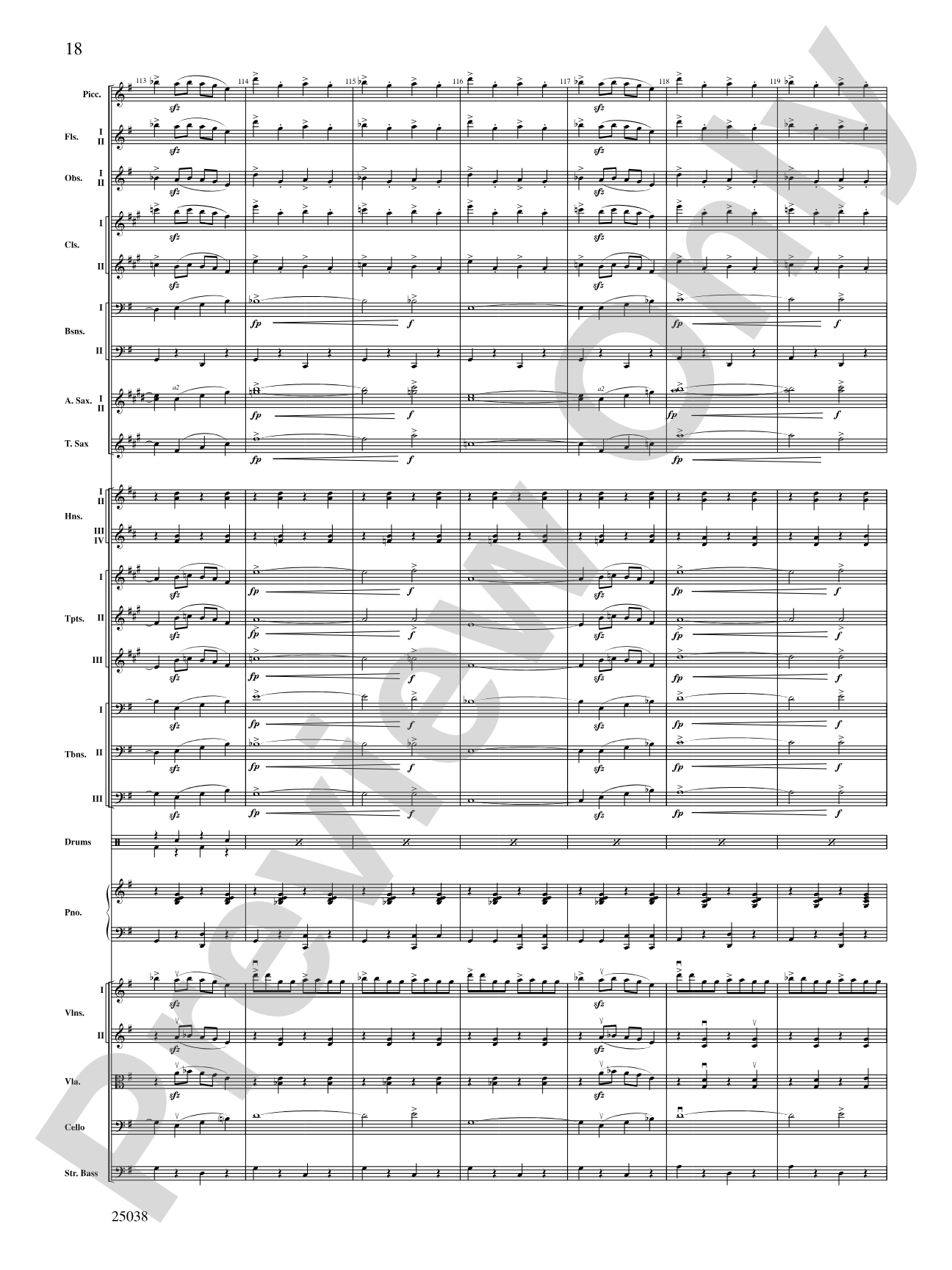 Fiddle-Faddle: Full Orchestra Conductor Score & Parts