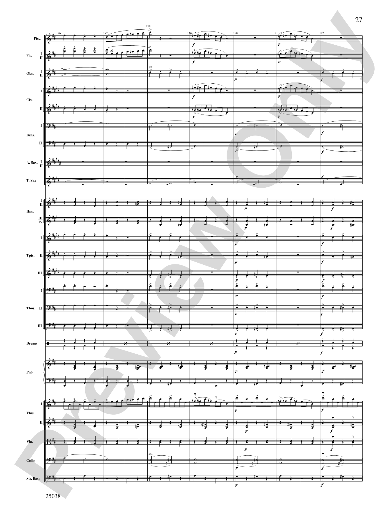 Fiddle-Faddle: Full Orchestra Conductor Score & Parts