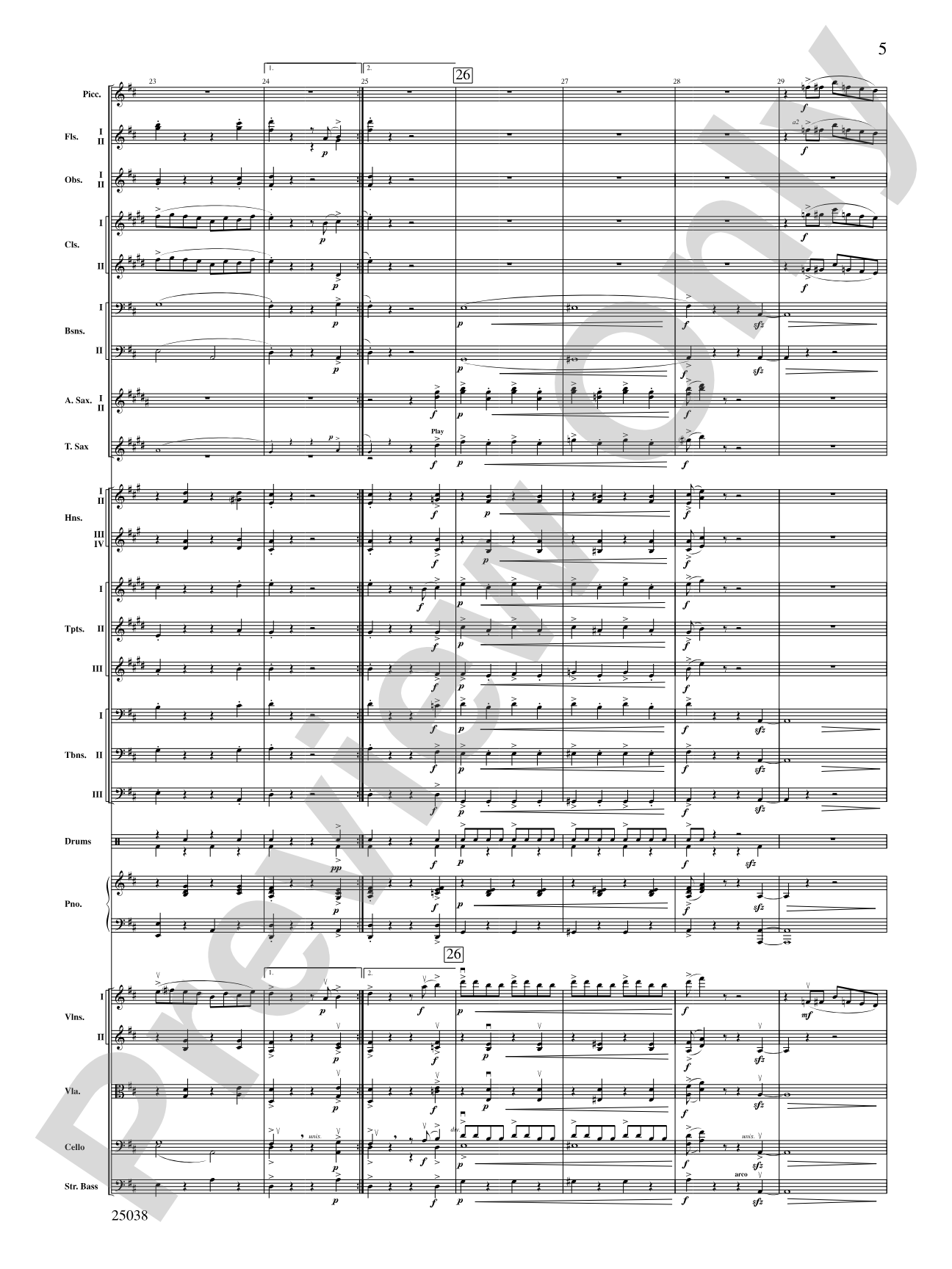 Fiddle-Faddle: Full Orchestra Conductor Score & Parts