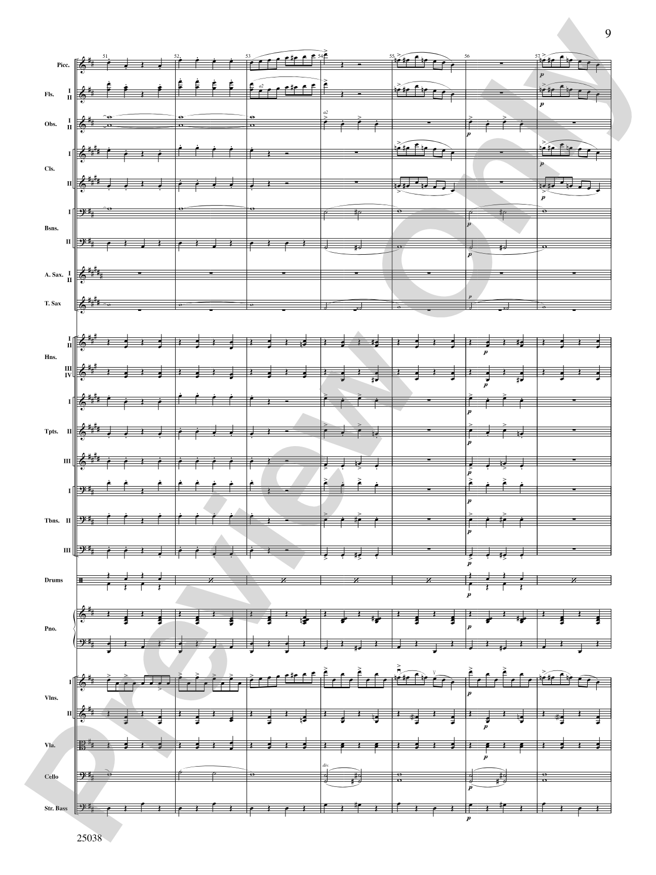Fiddle-Faddle: Full Orchestra Conductor Score & Parts