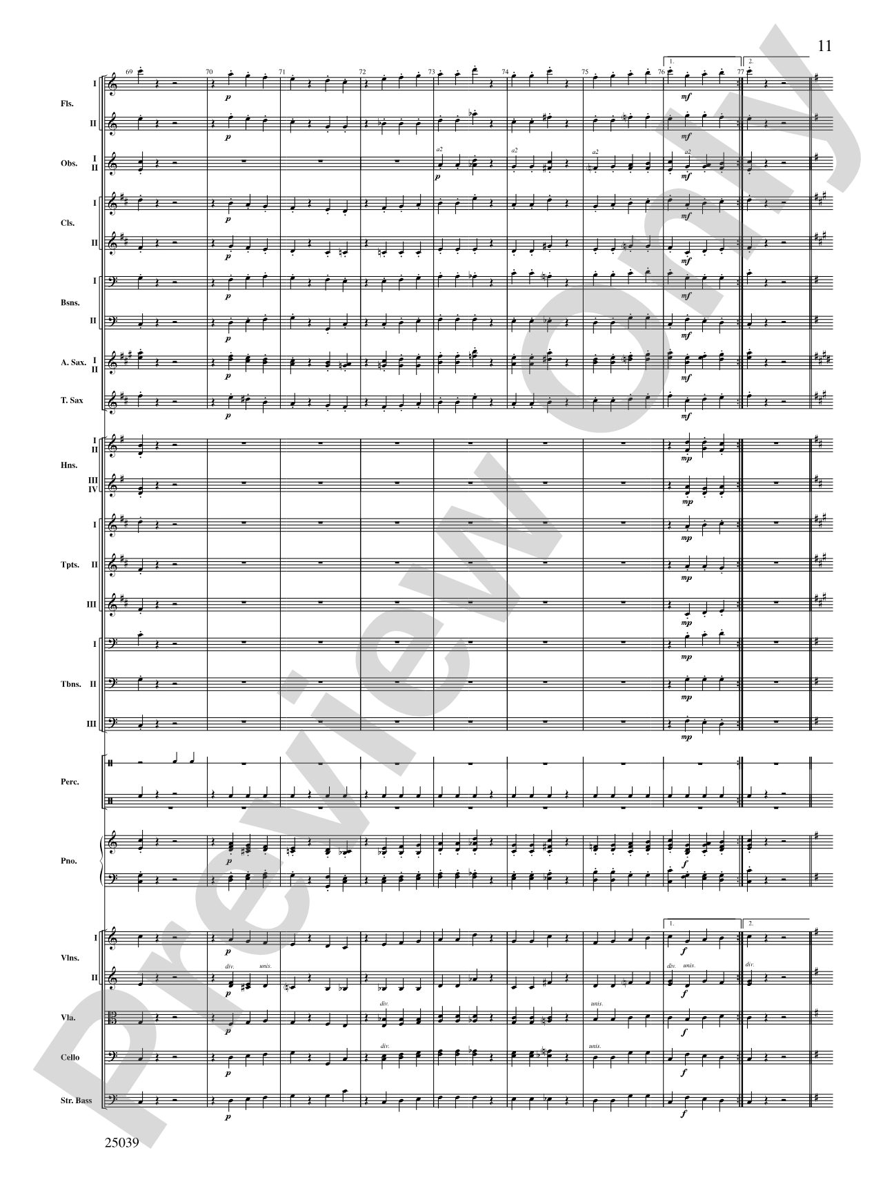 The Typewriter: Full Orchestra Conductor Score & Parts