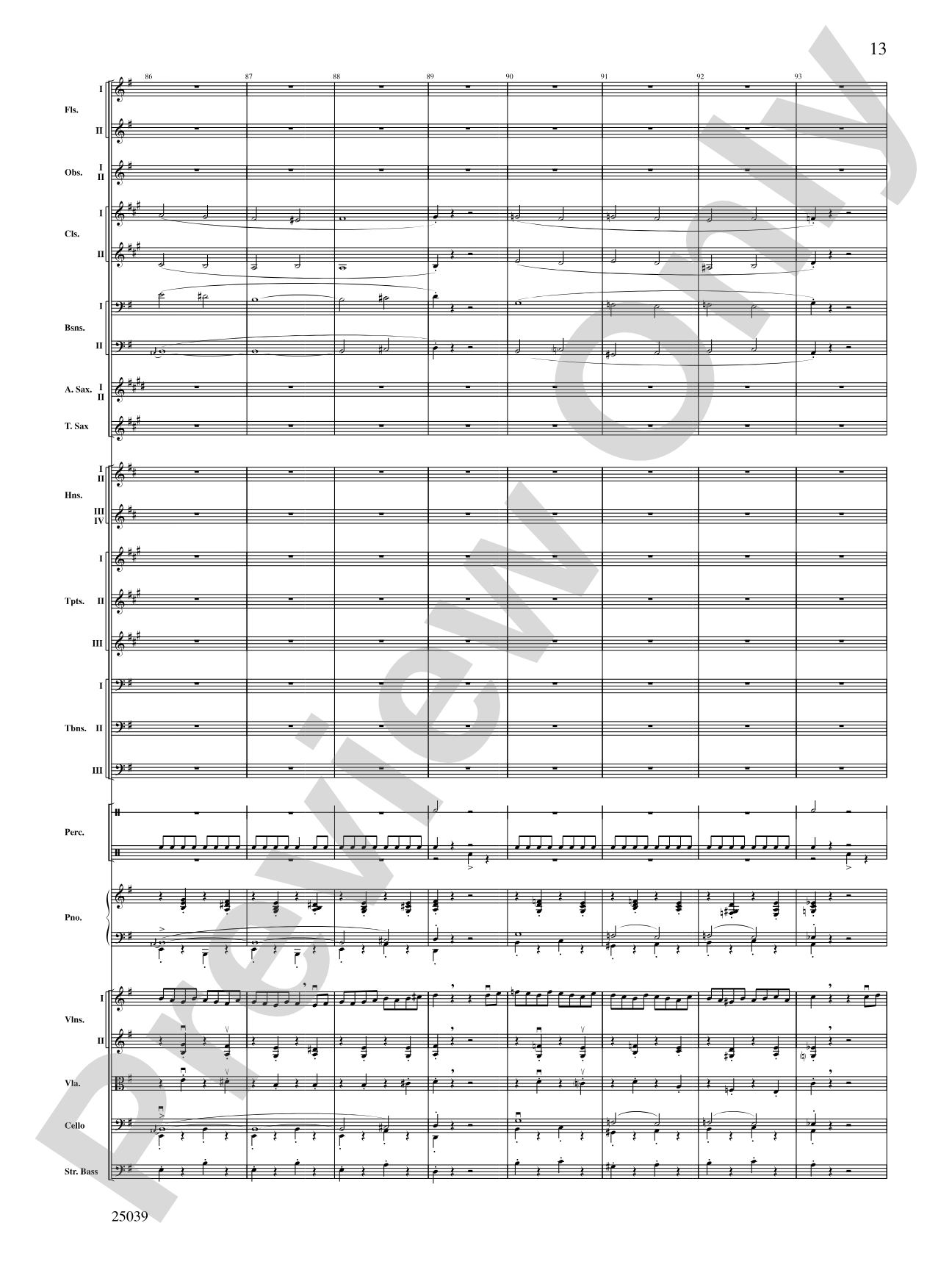 The Typewriter: Full Orchestra Conductor Score & Parts