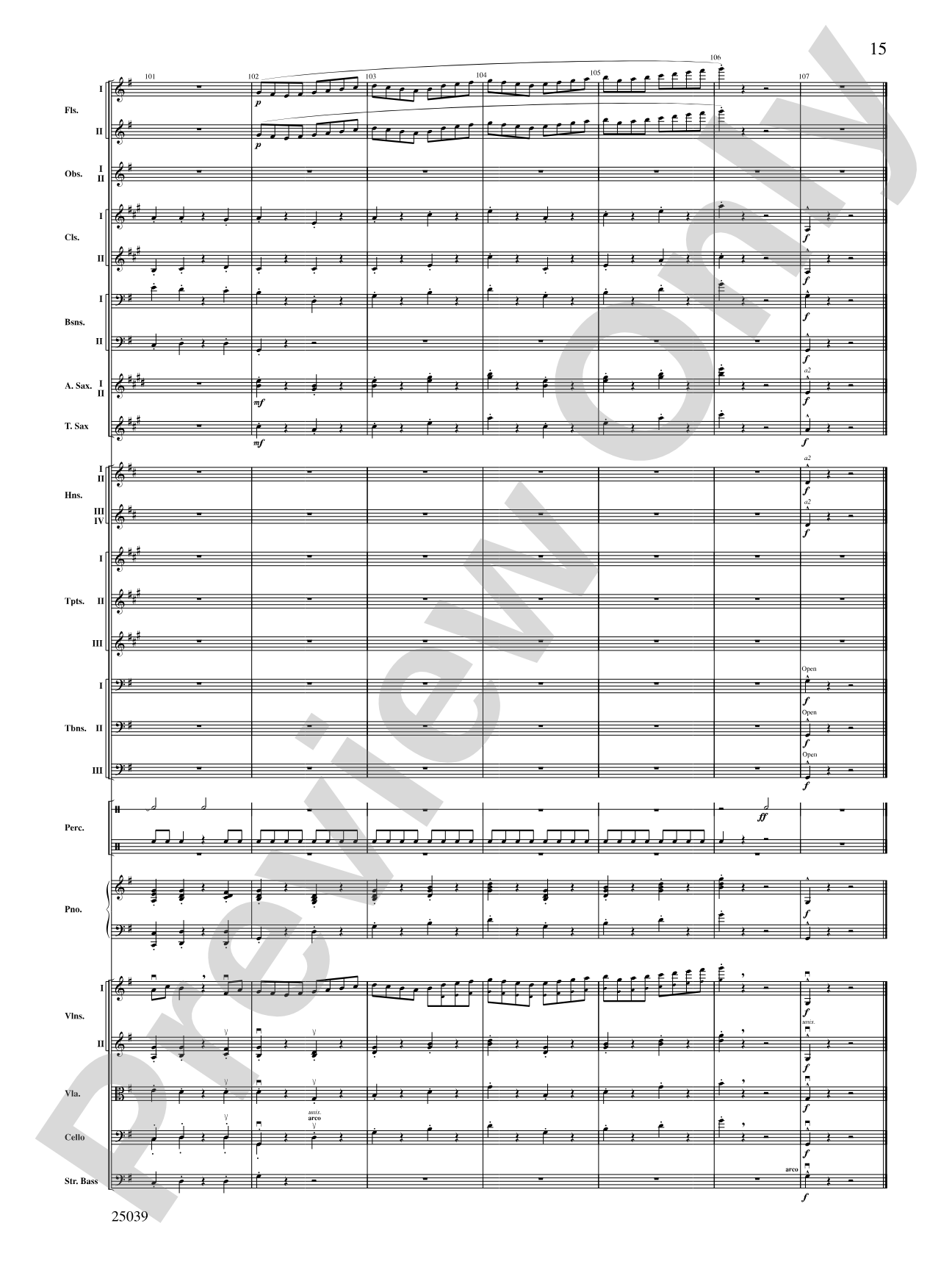 The Typewriter: Full Orchestra Conductor Score & Parts