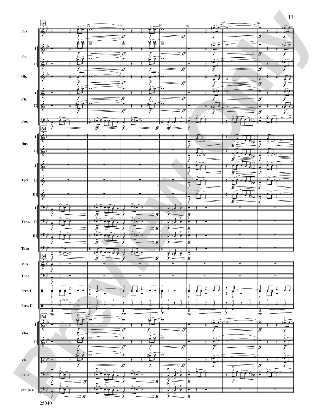 Honor, Laud and Rejoice: Full Orchestra Conductor Score & Parts