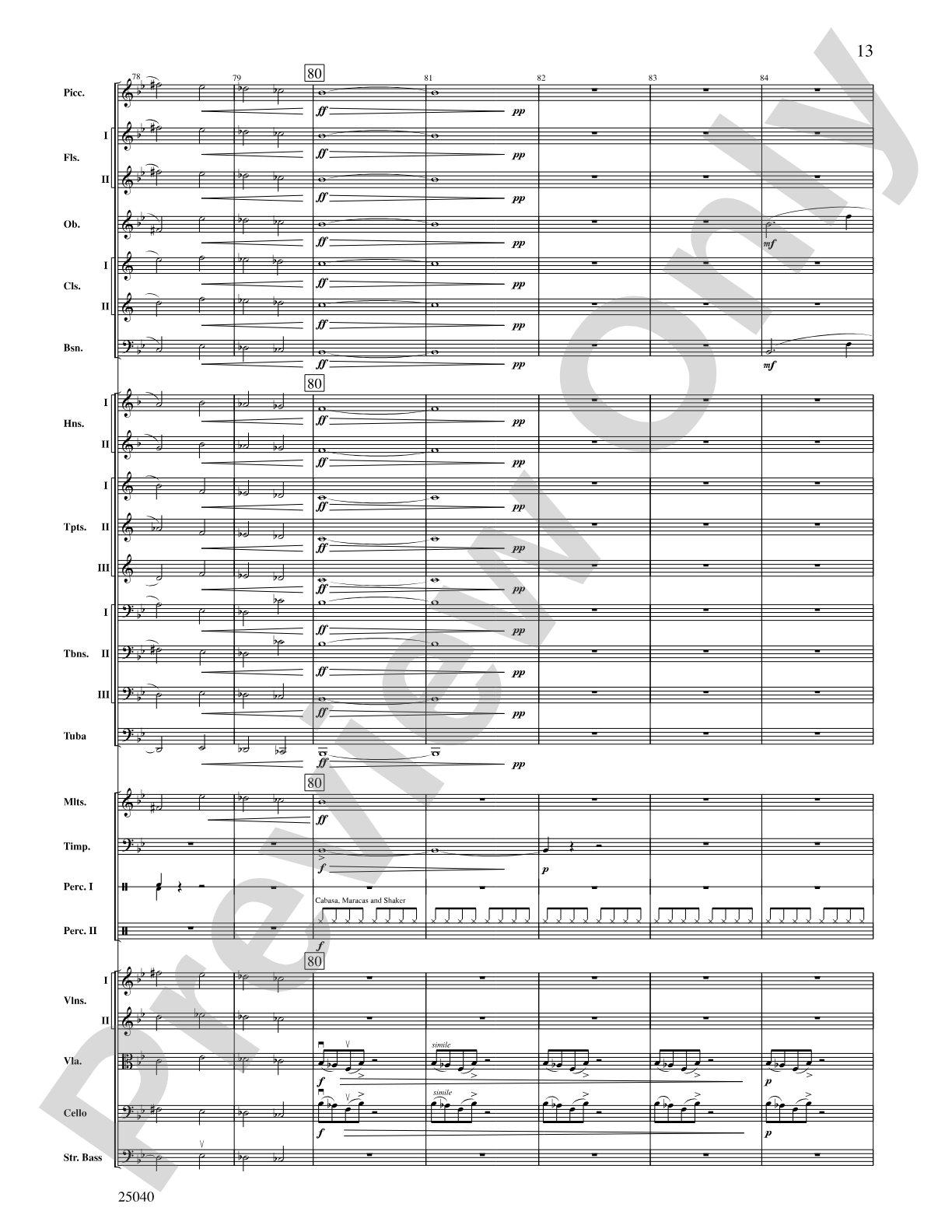 Honor, Laud and Rejoice: Full Orchestra Conductor Score & Parts
