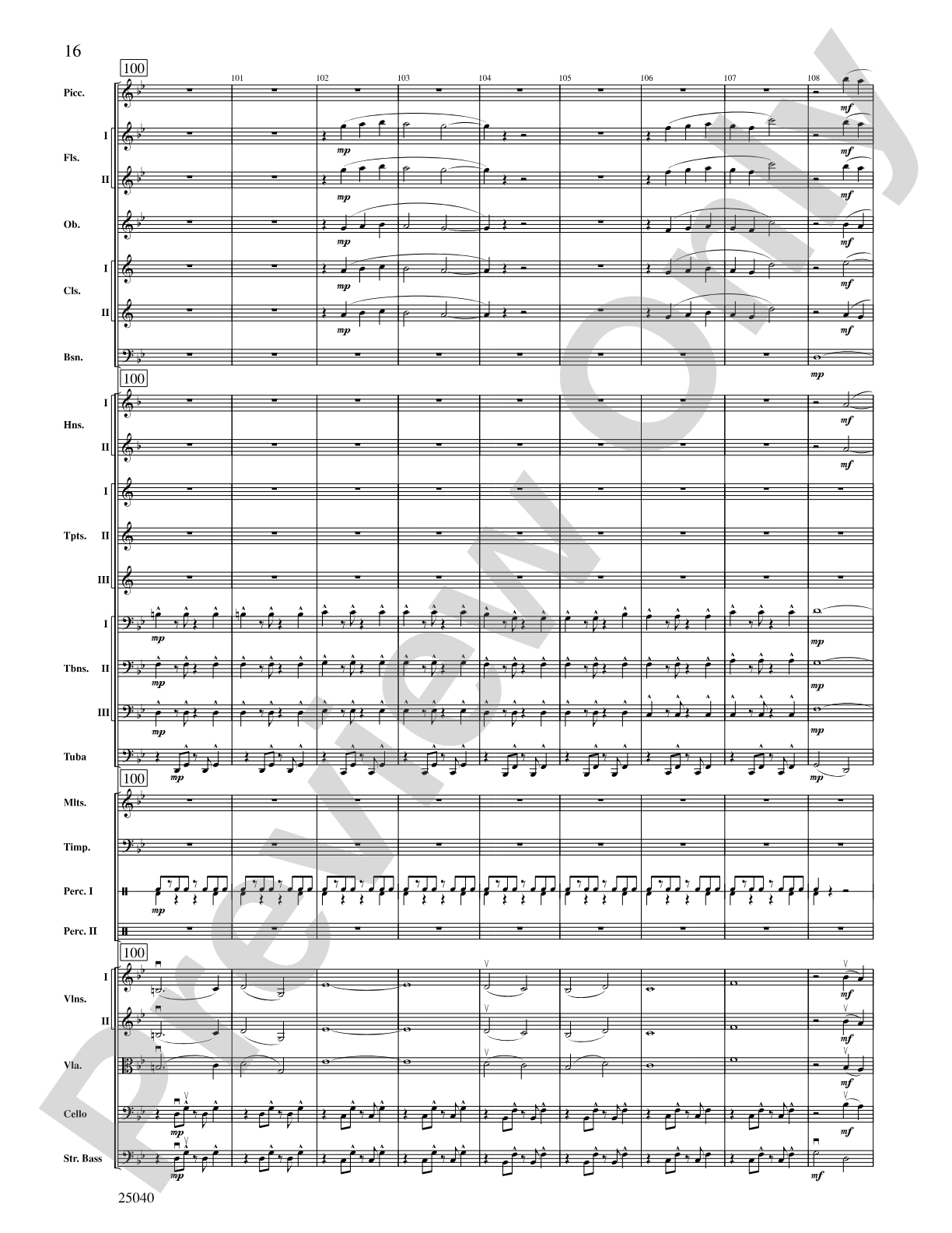 Honor, Laud and Rejoice: Full Orchestra Conductor Score & Parts