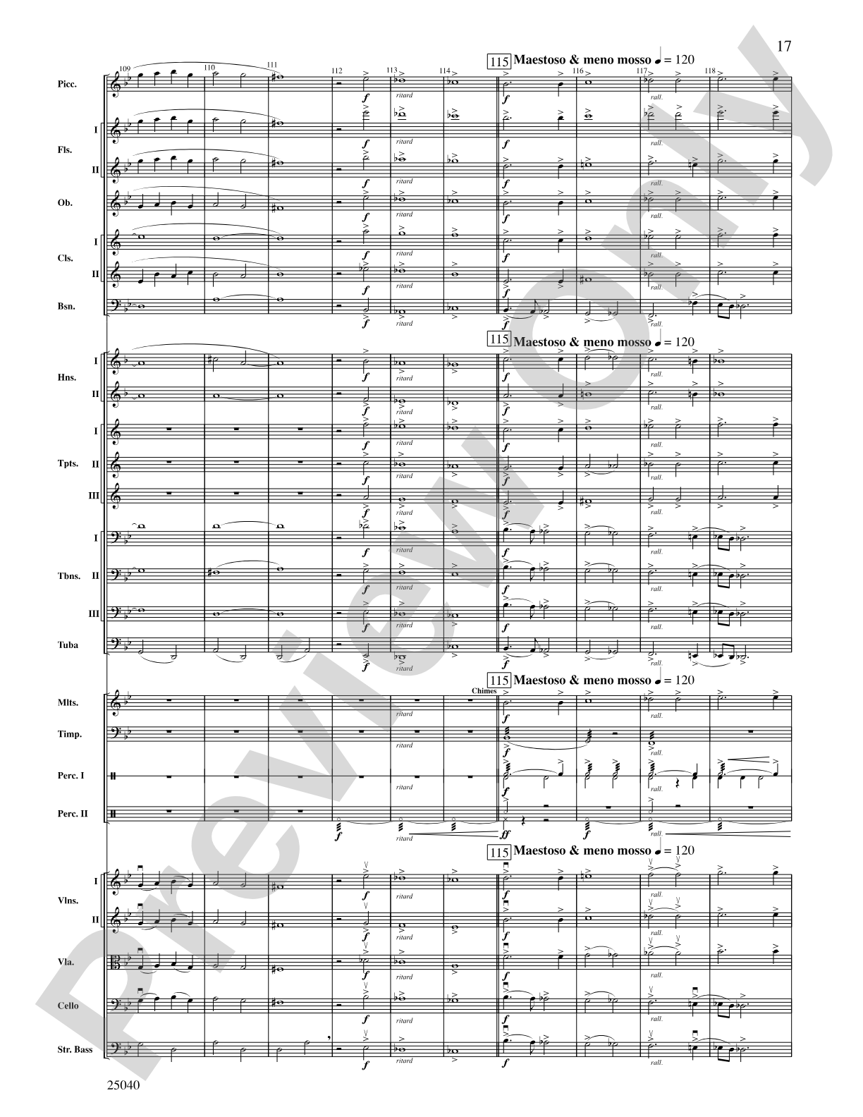 Honor, Laud and Rejoice: Full Orchestra Conductor Score & Parts