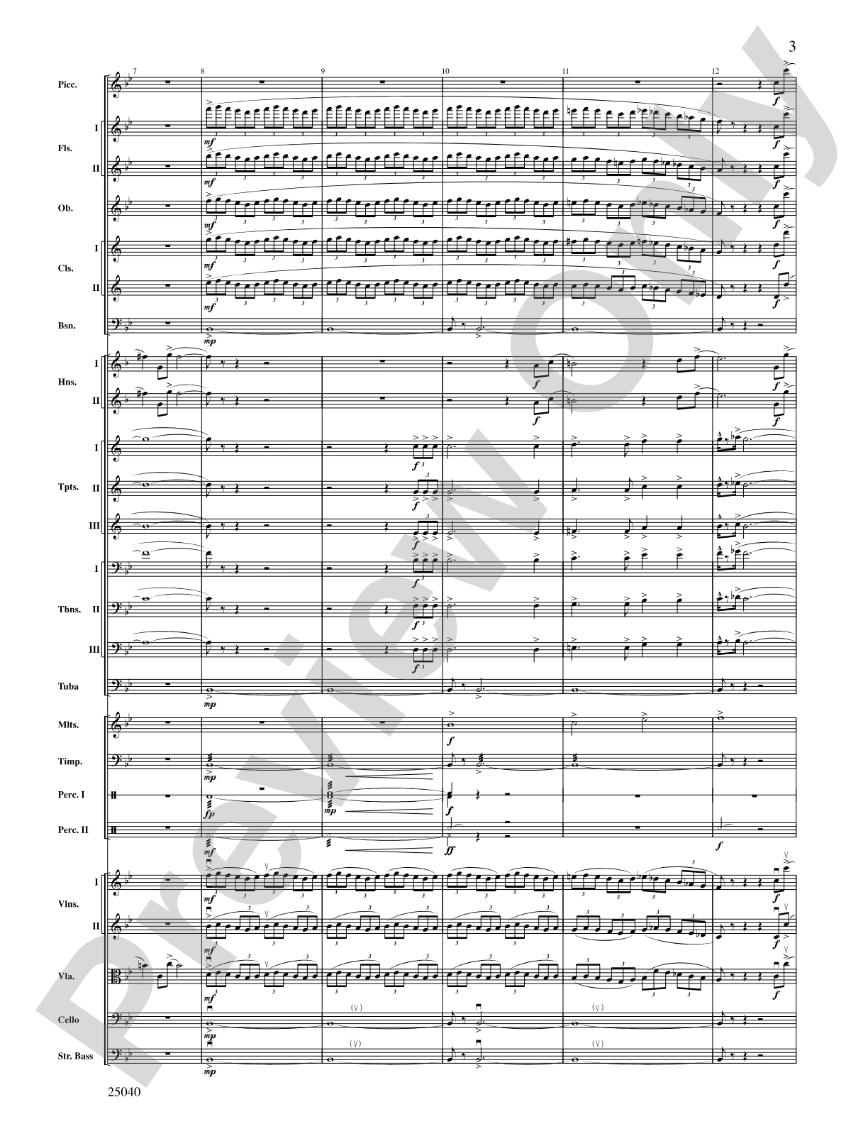 Honor, Laud and Rejoice: Full Orchestra Conductor Score & Parts