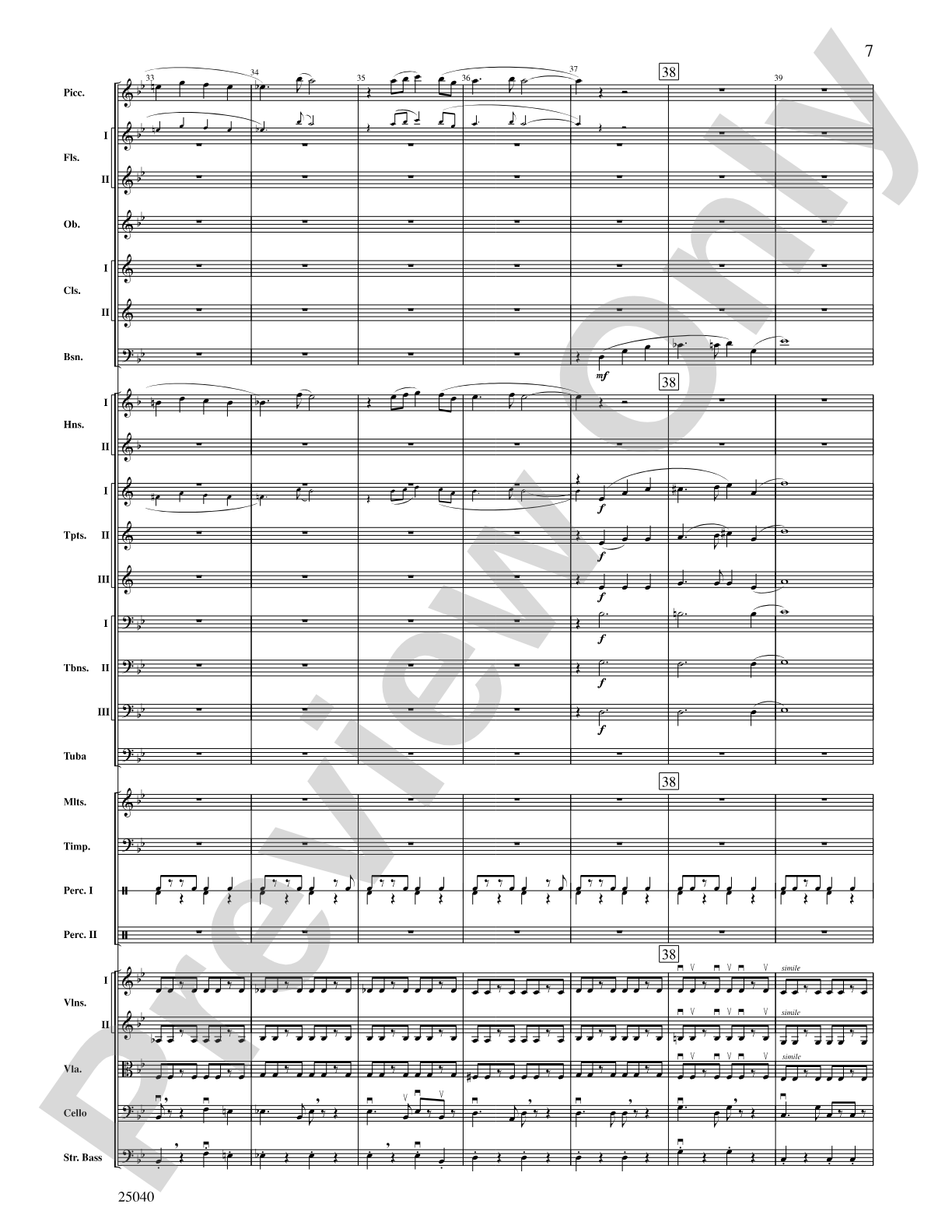 Honor, Laud and Rejoice: Full Orchestra Conductor Score & Parts