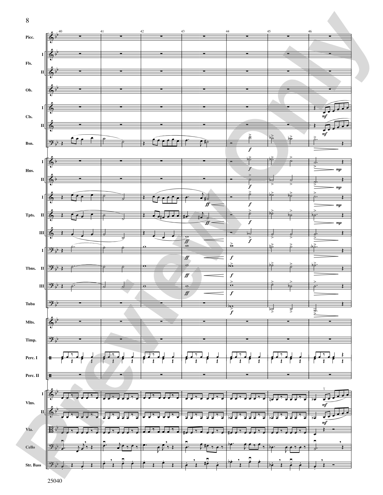 Honor, Laud and Rejoice: Full Orchestra Conductor Score & Parts