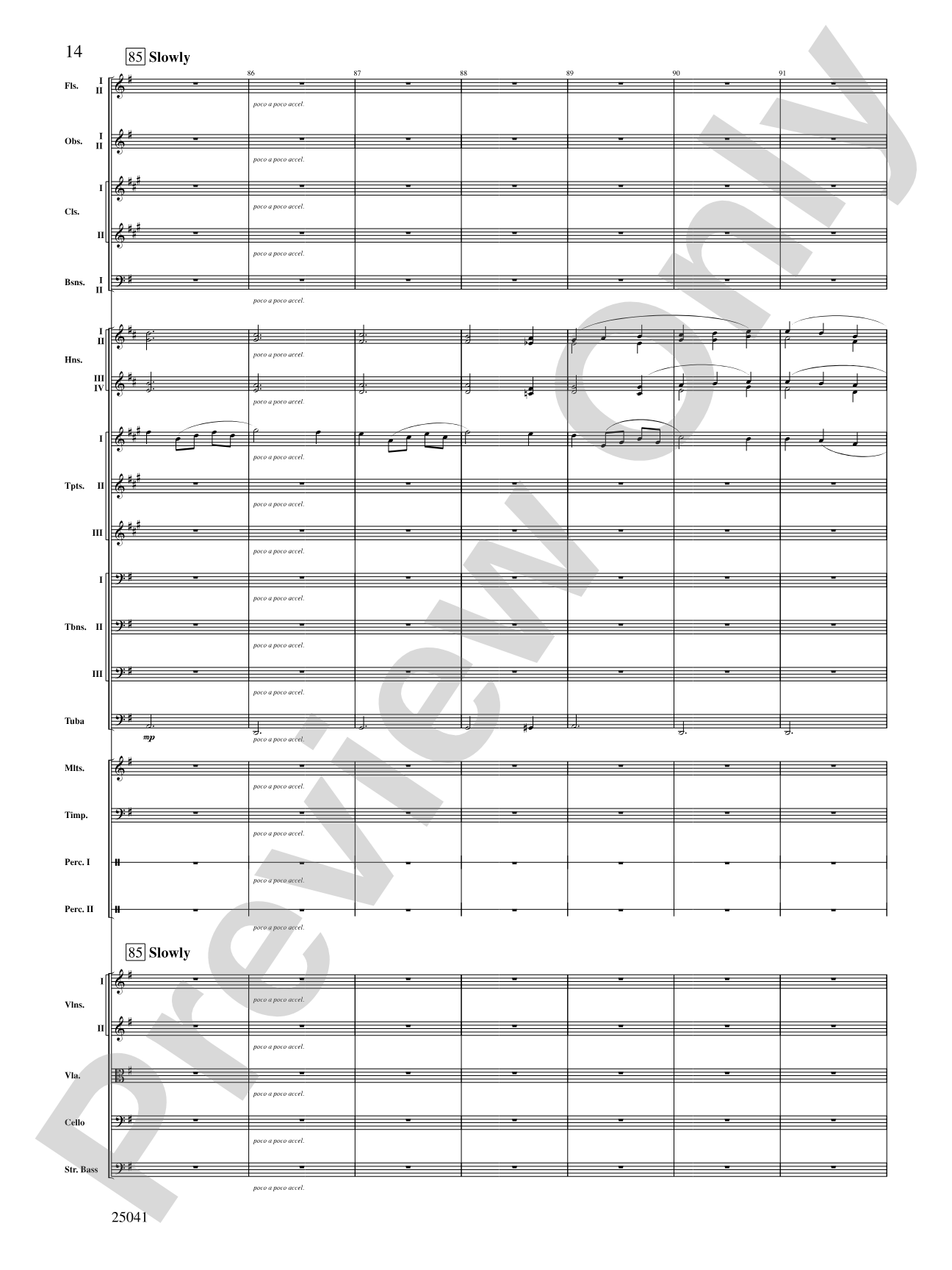Mineola Waltz: Full Orchestra Conductor Score & Parts