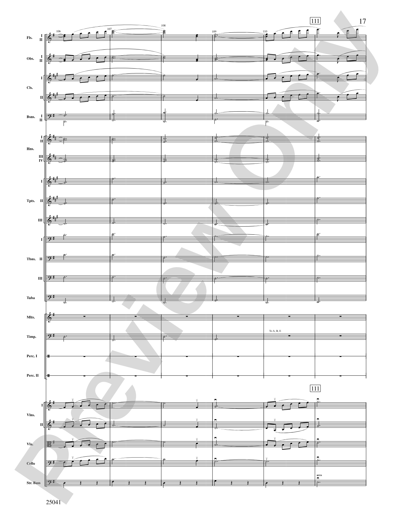 Mineola Waltz: Full Orchestra Conductor Score & Parts