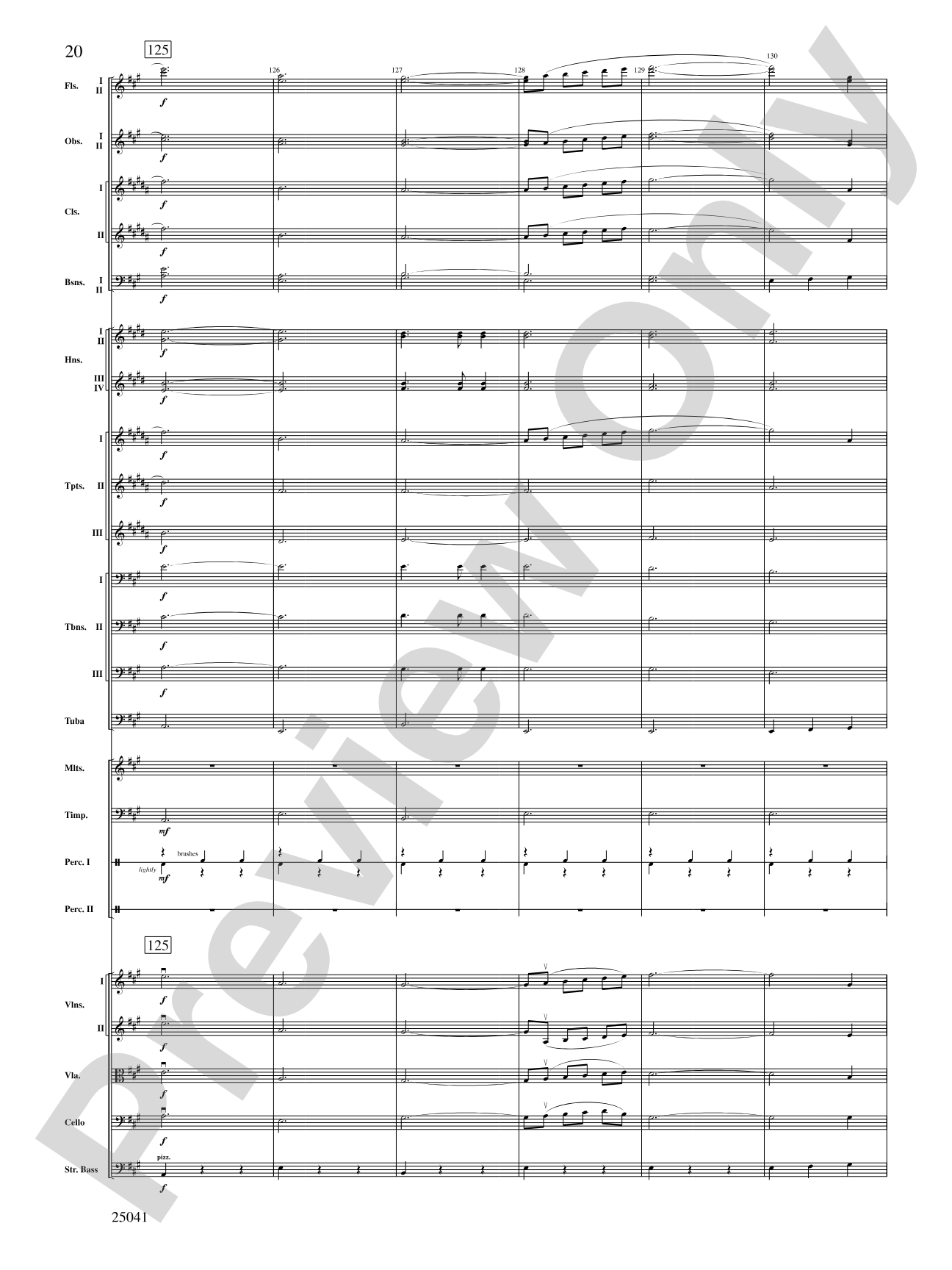 Mineola Waltz: Full Orchestra Conductor Score & Parts
