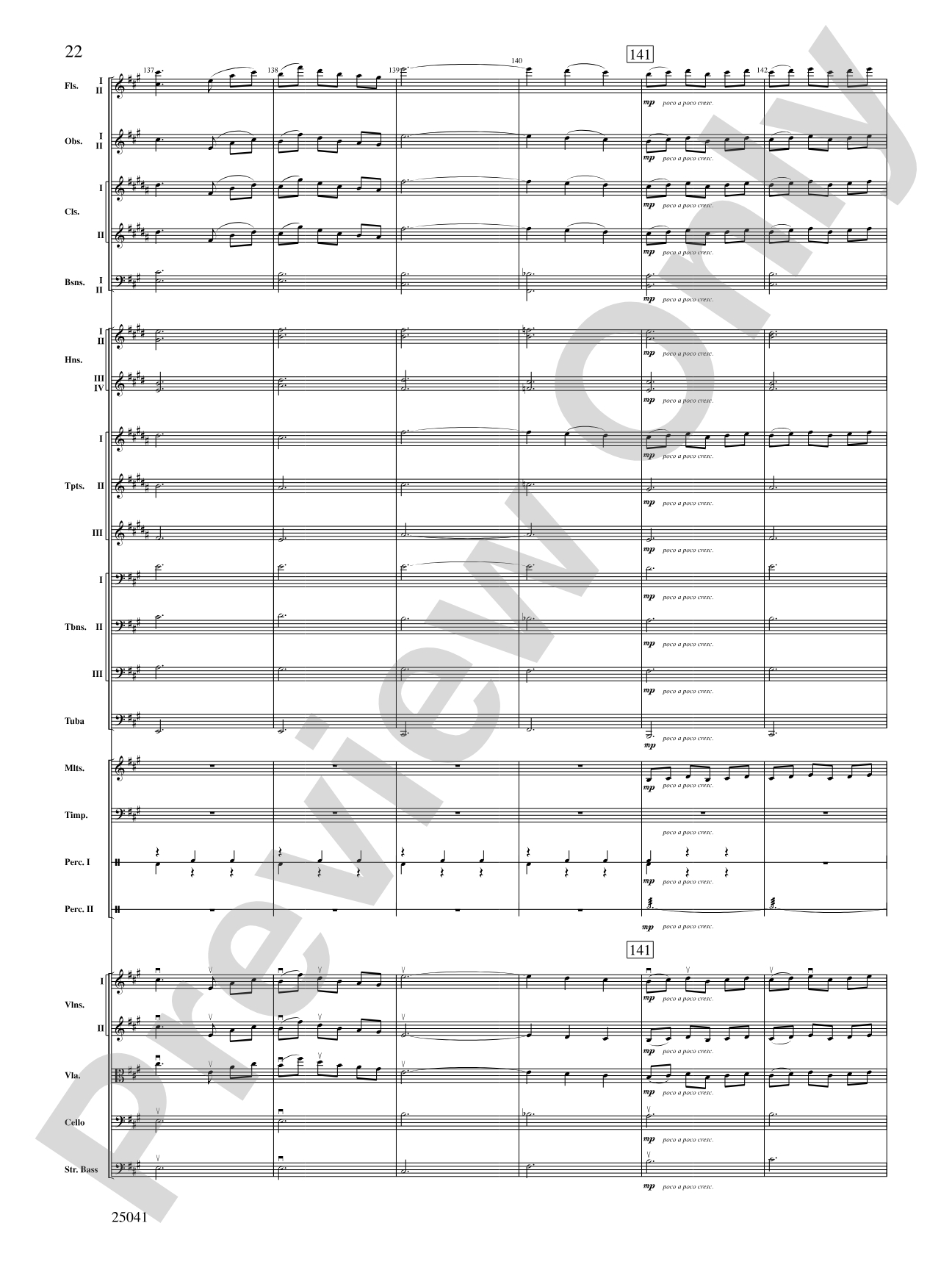 Mineola Waltz: Full Orchestra Conductor Score & Parts