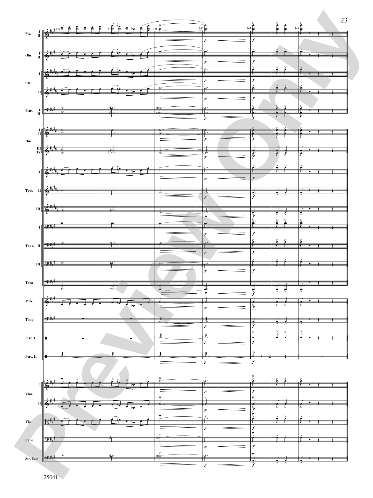 Mineola Waltz: Full Orchestra Conductor Score & Parts