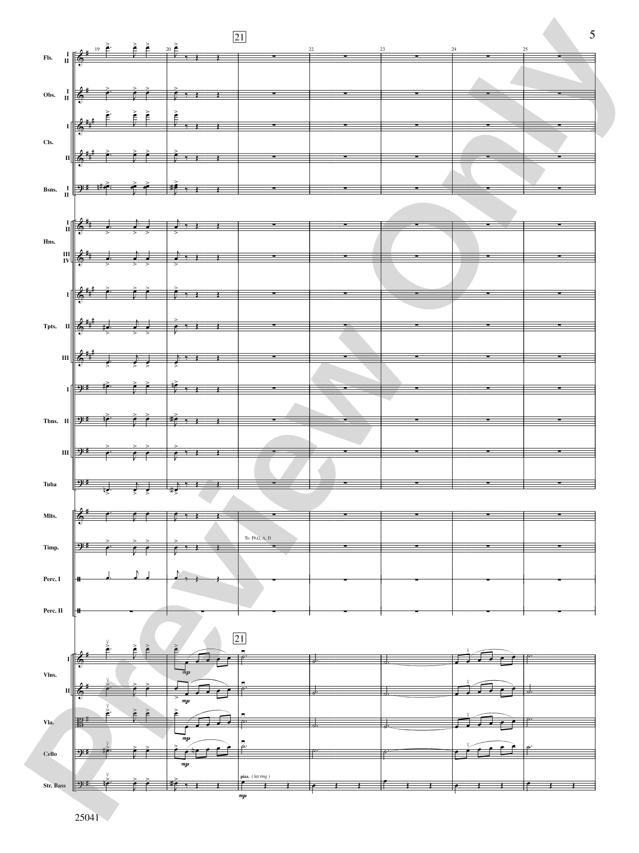 Mineola Waltz: Full Orchestra Conductor Score & Parts