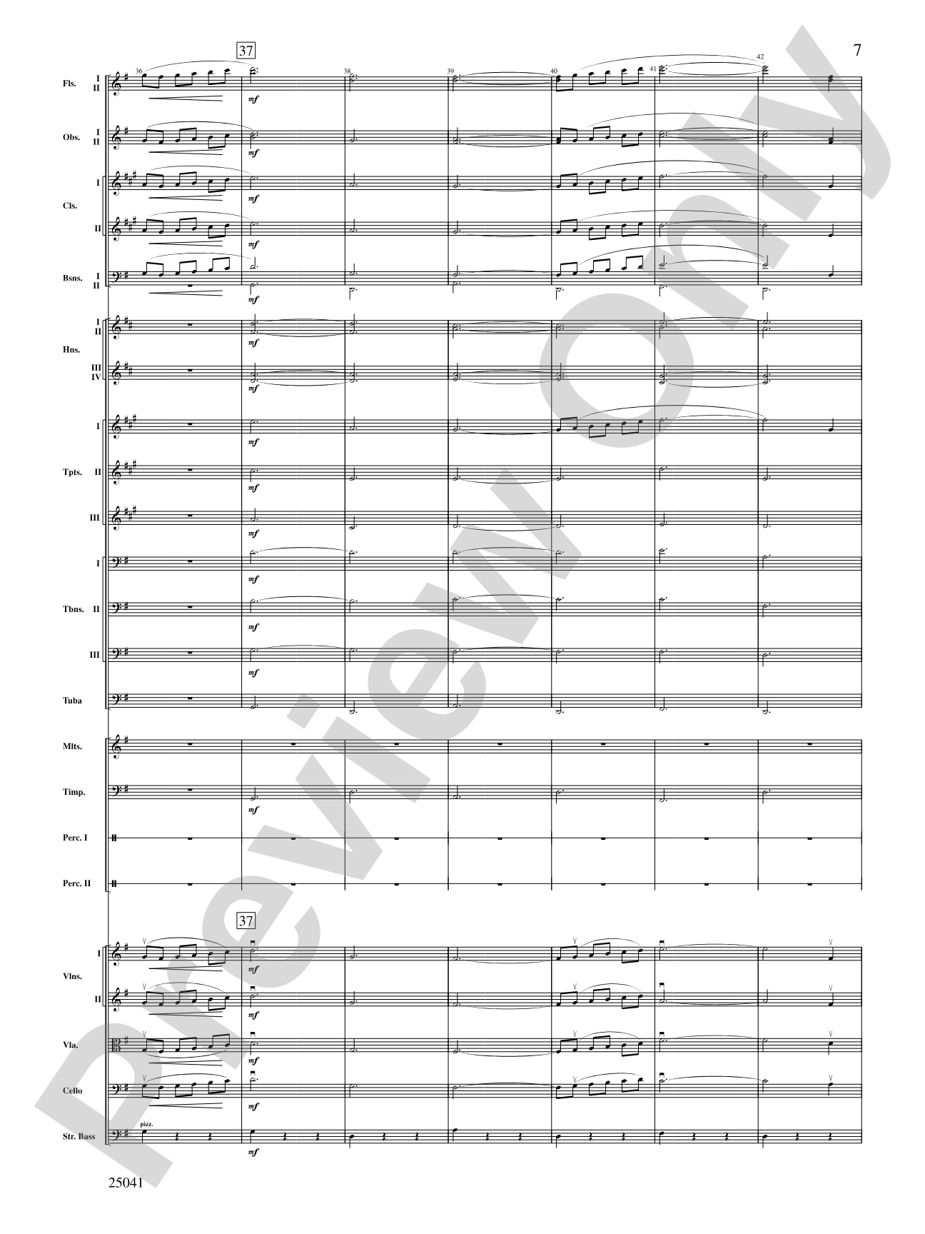 Mineola Waltz: Full Orchestra Conductor Score & Parts