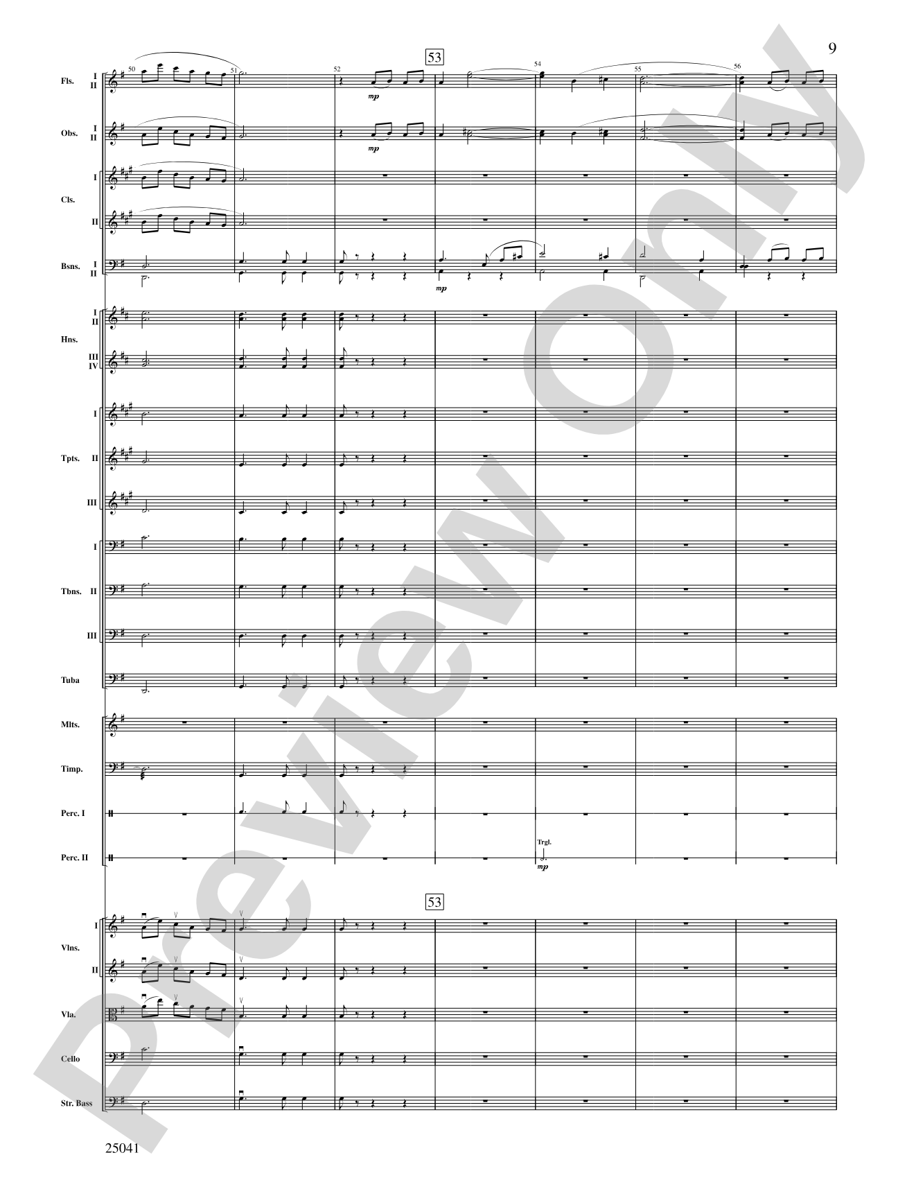 Mineola Waltz: Full Orchestra Conductor Score & Parts