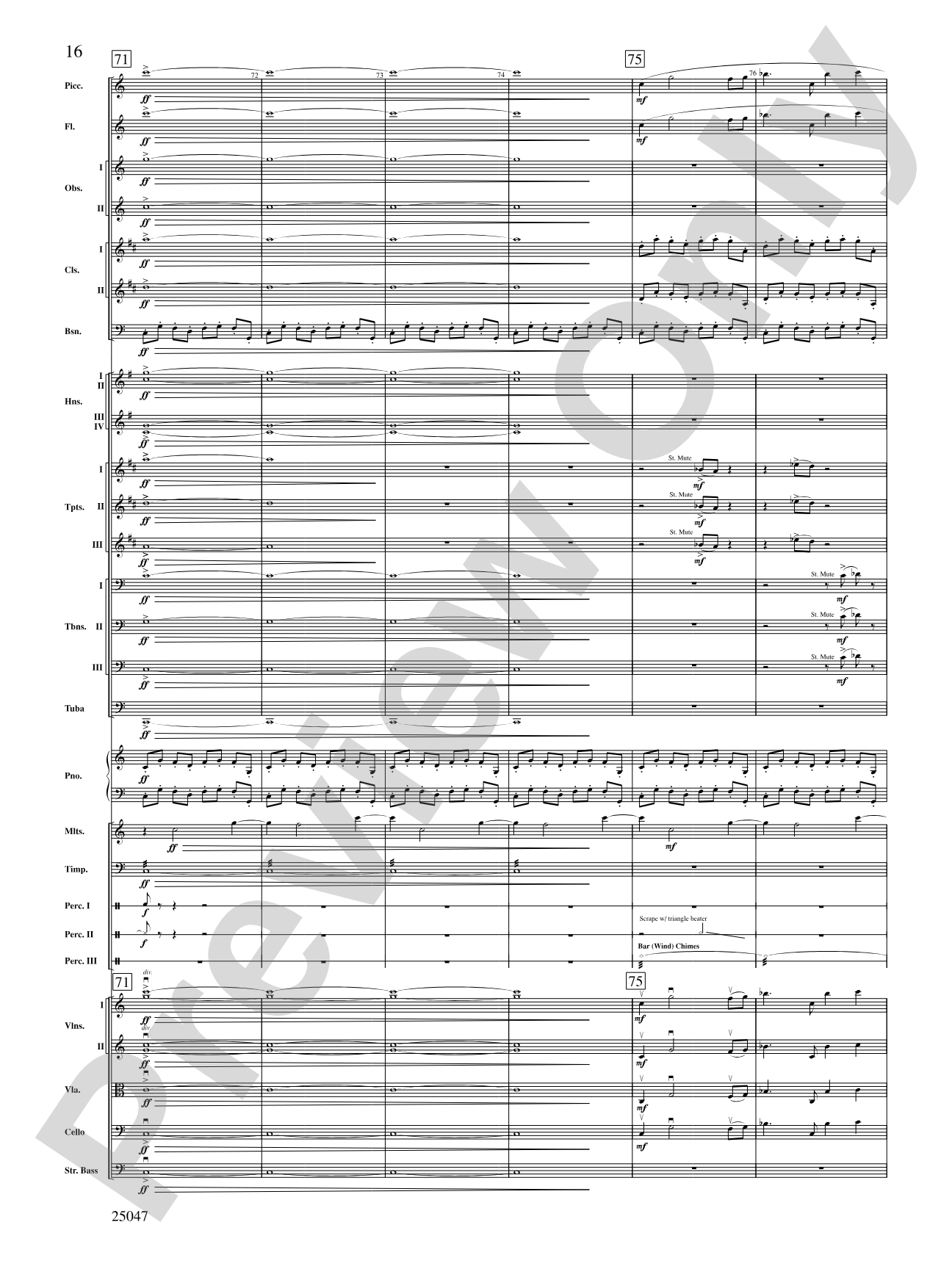 The Winds of Poseidon: Full Orchestra Conductor Score & Parts