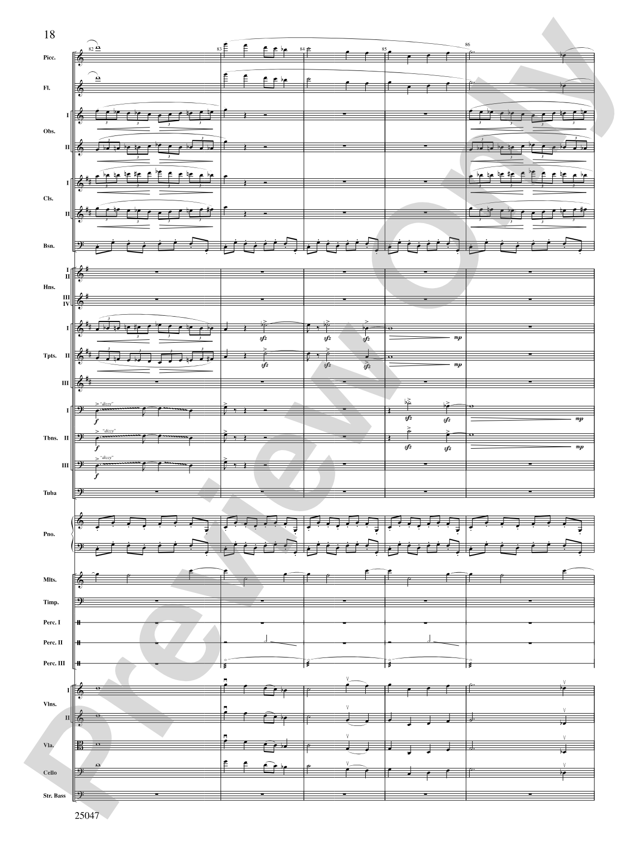 The Winds of Poseidon: Full Orchestra Conductor Score & Parts