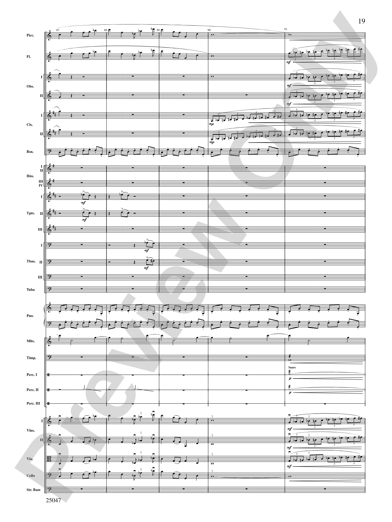 The Winds of Poseidon: Full Orchestra Conductor Score & Parts