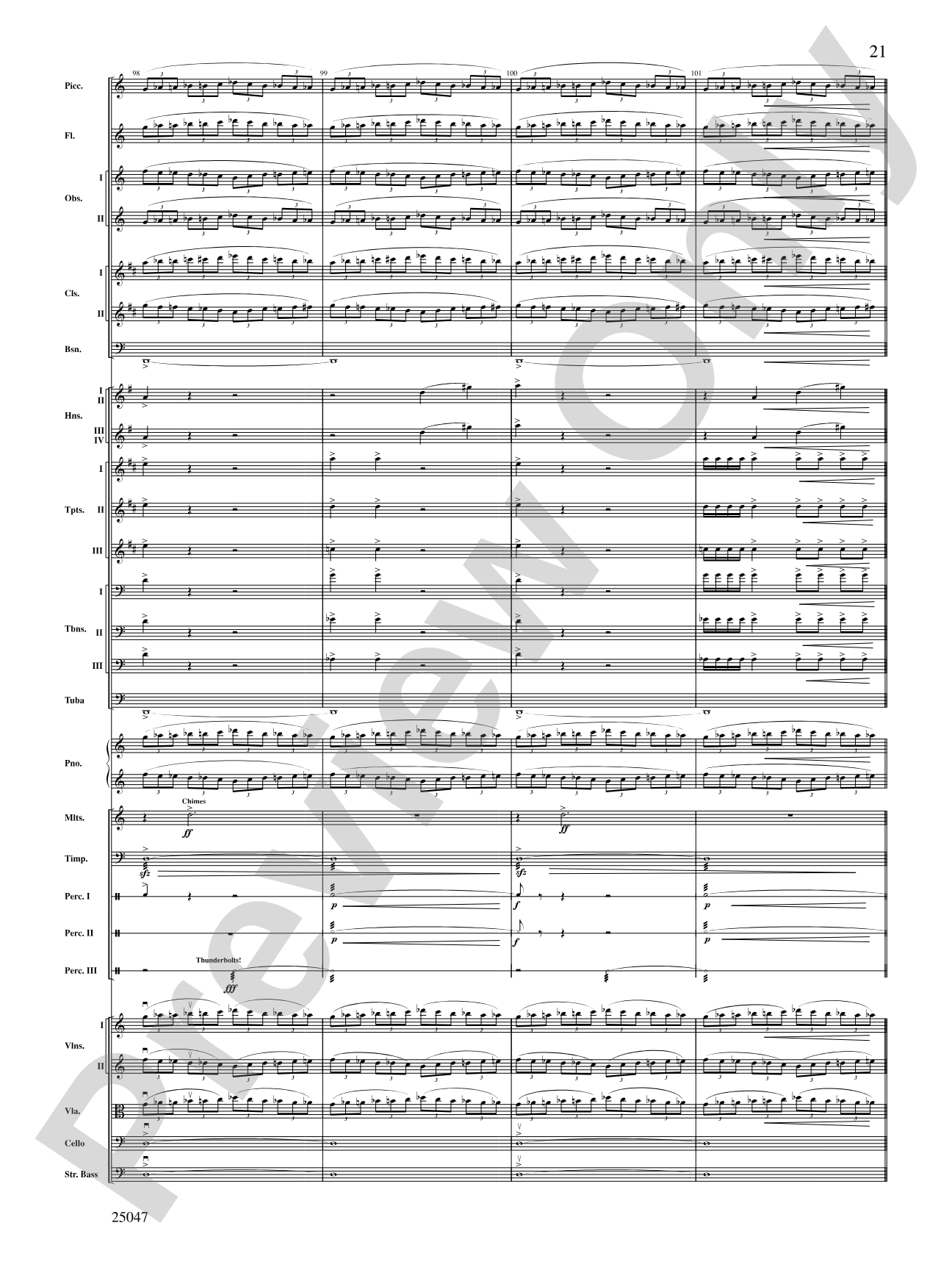 The Winds of Poseidon: Full Orchestra Conductor Score & Parts