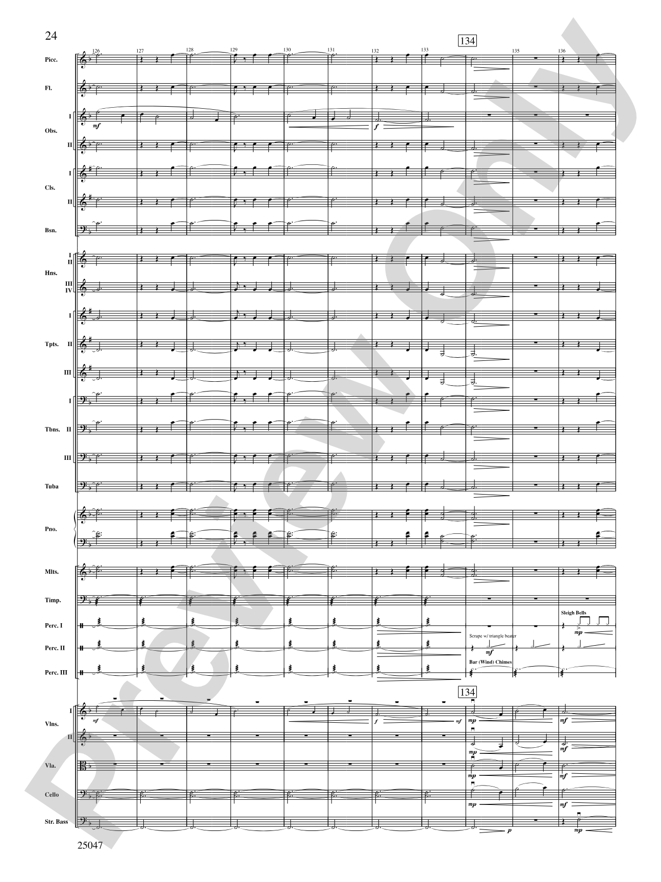 The Winds of Poseidon: Full Orchestra Conductor Score & Parts