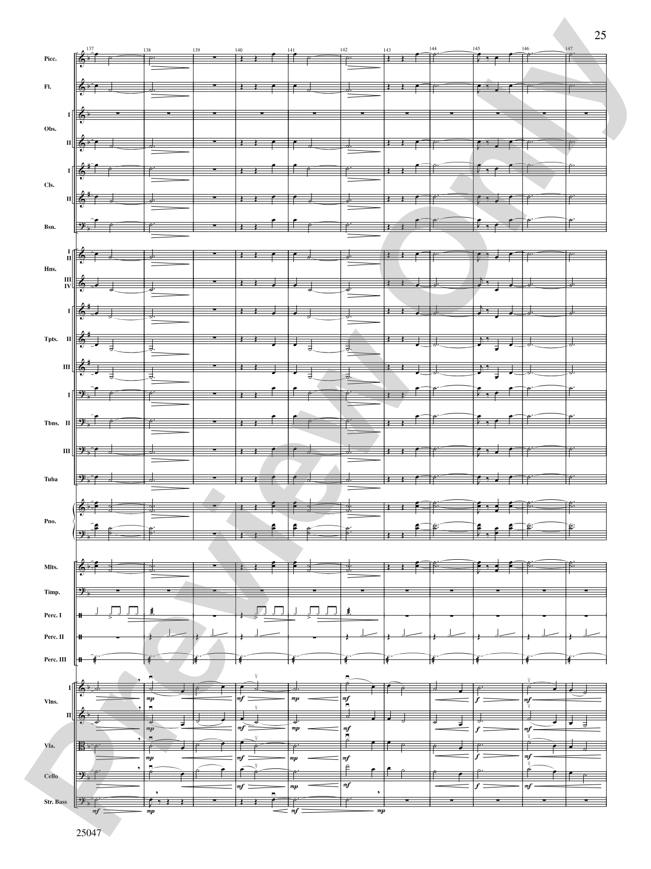 The Winds of Poseidon: Full Orchestra Conductor Score & Parts