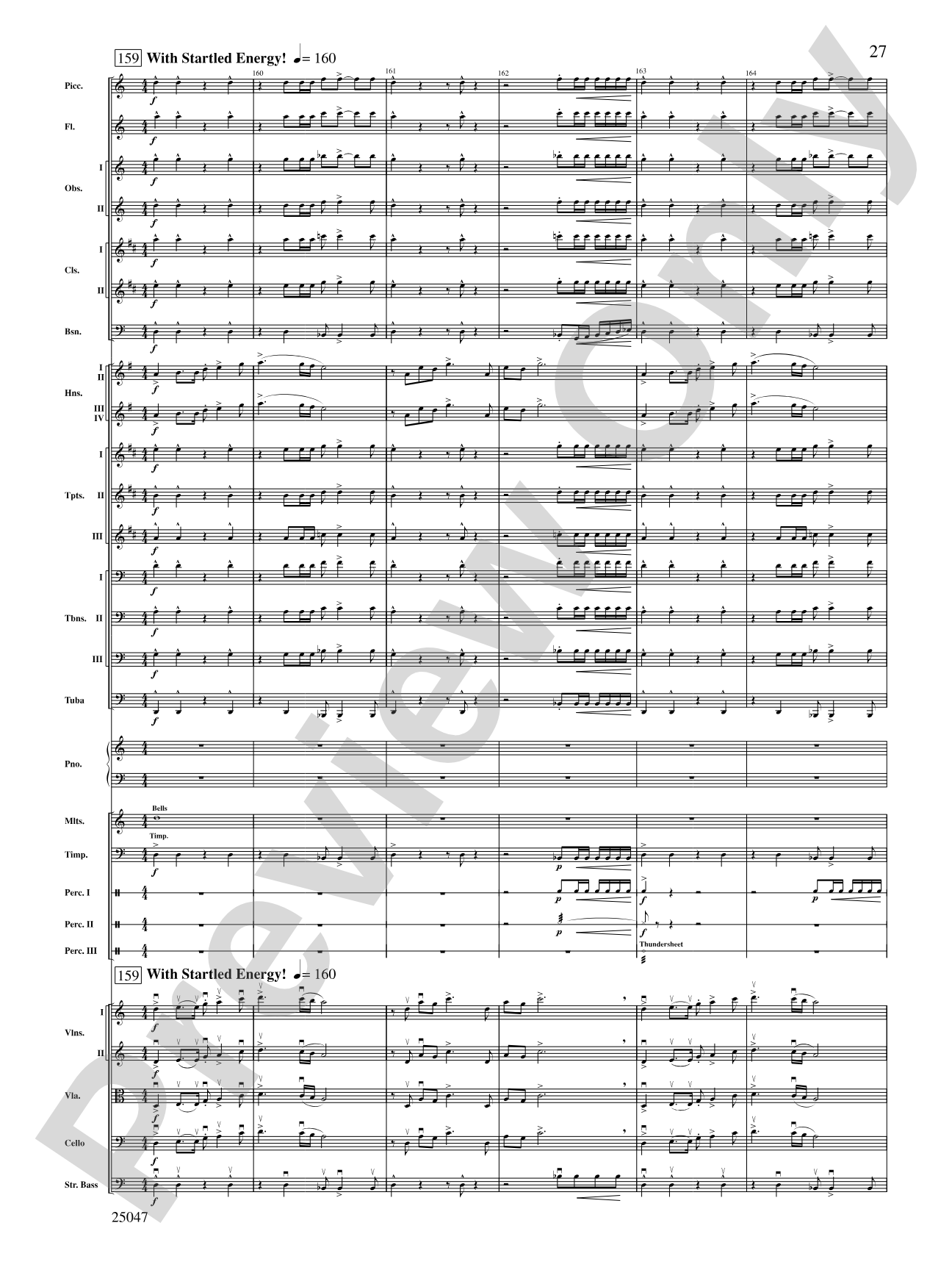 The Winds of Poseidon: Full Orchestra Conductor Score & Parts