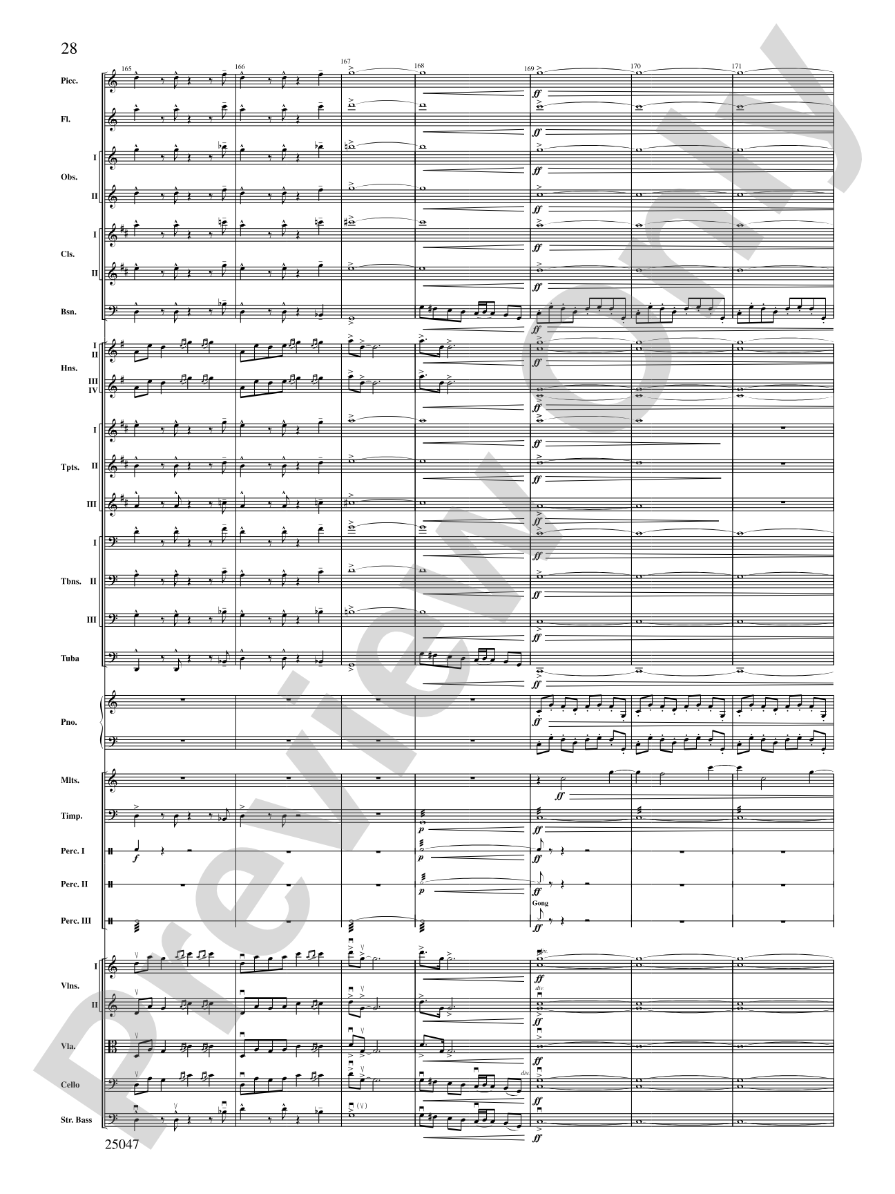 The Winds of Poseidon: Full Orchestra Conductor Score & Parts