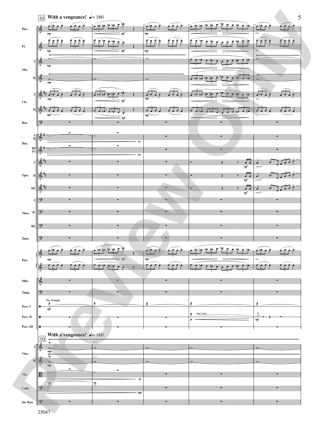 The Winds of Poseidon: Full Orchestra Conductor Score & Parts