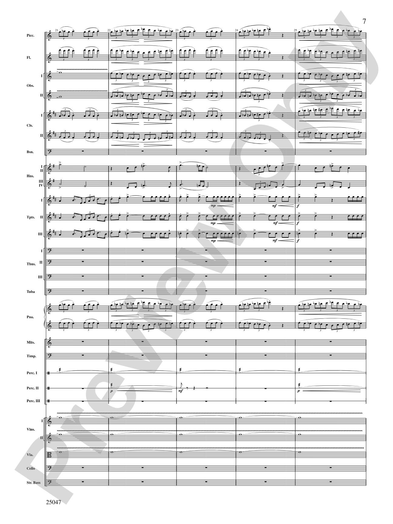 The Winds of Poseidon: Full Orchestra Conductor Score & Parts