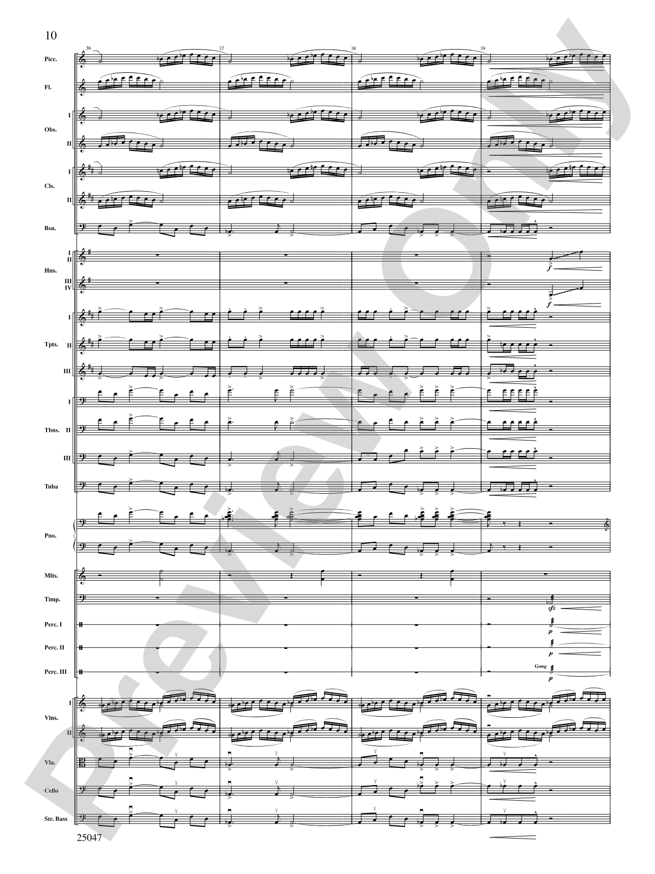 The Winds of Poseidon: Full Orchestra Conductor Score & Parts
