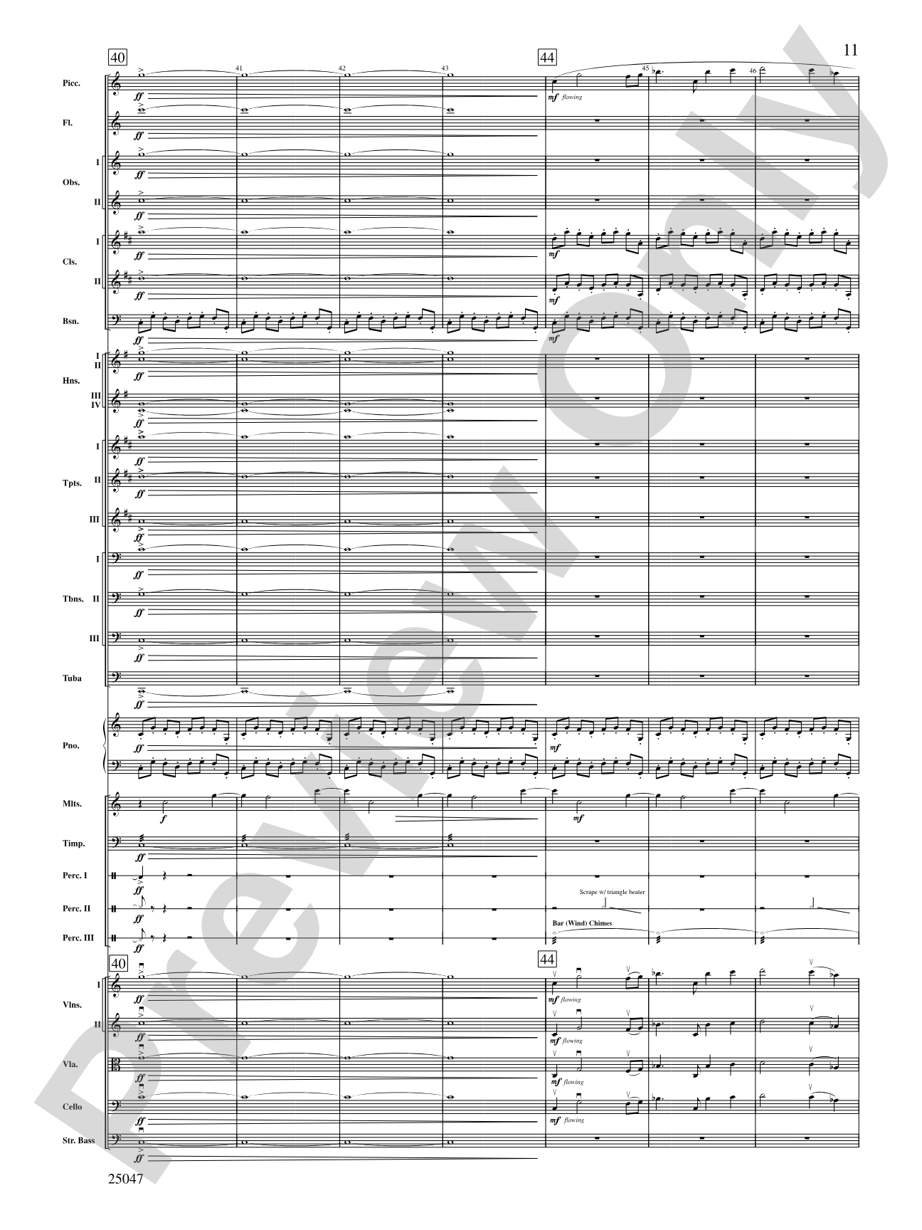 The Winds of Poseidon: Full Orchestra Conductor Score & Parts