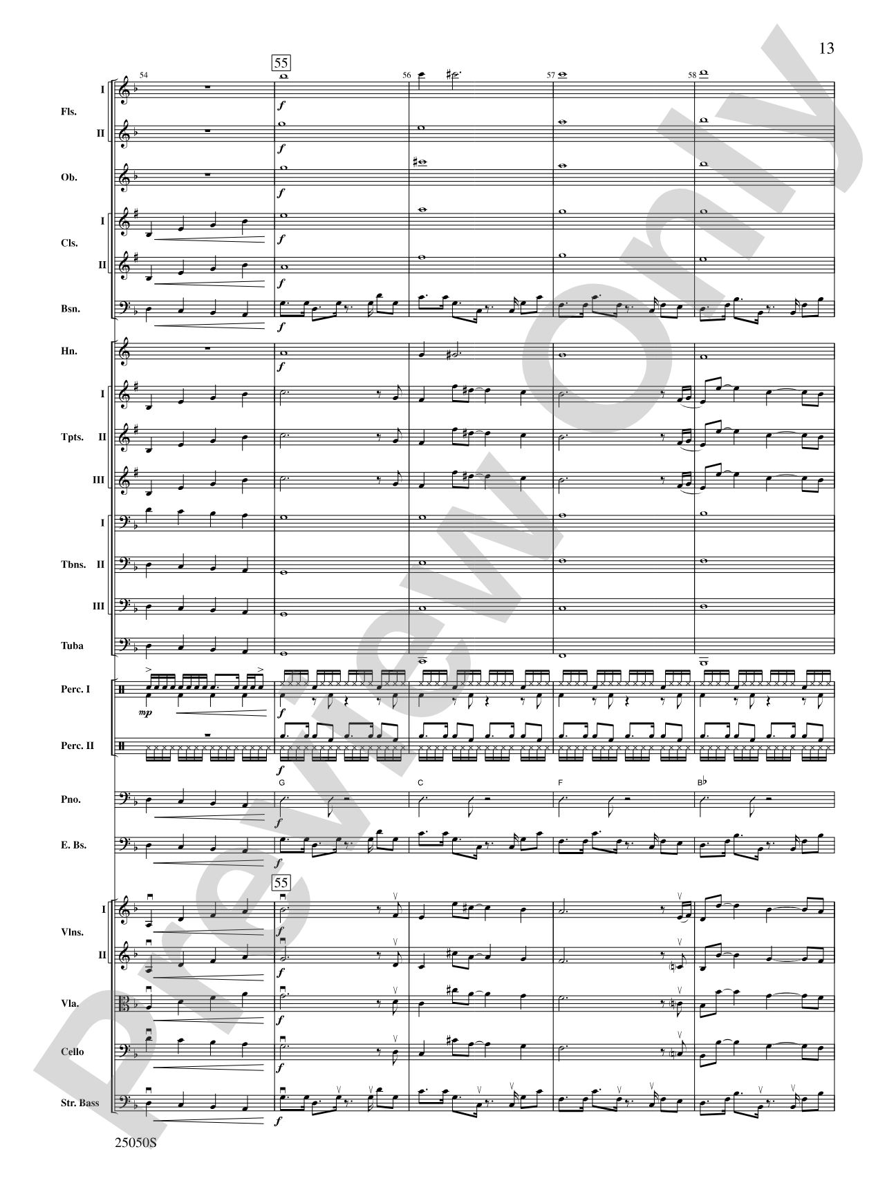 The Children of Sanchez: Full Orchestra Conductor Score & Parts