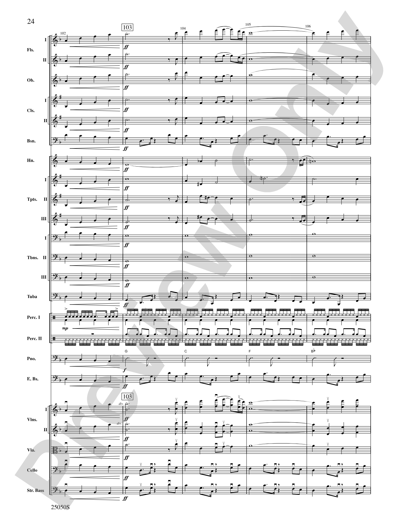 The Children of Sanchez: Full Orchestra Conductor Score & Parts