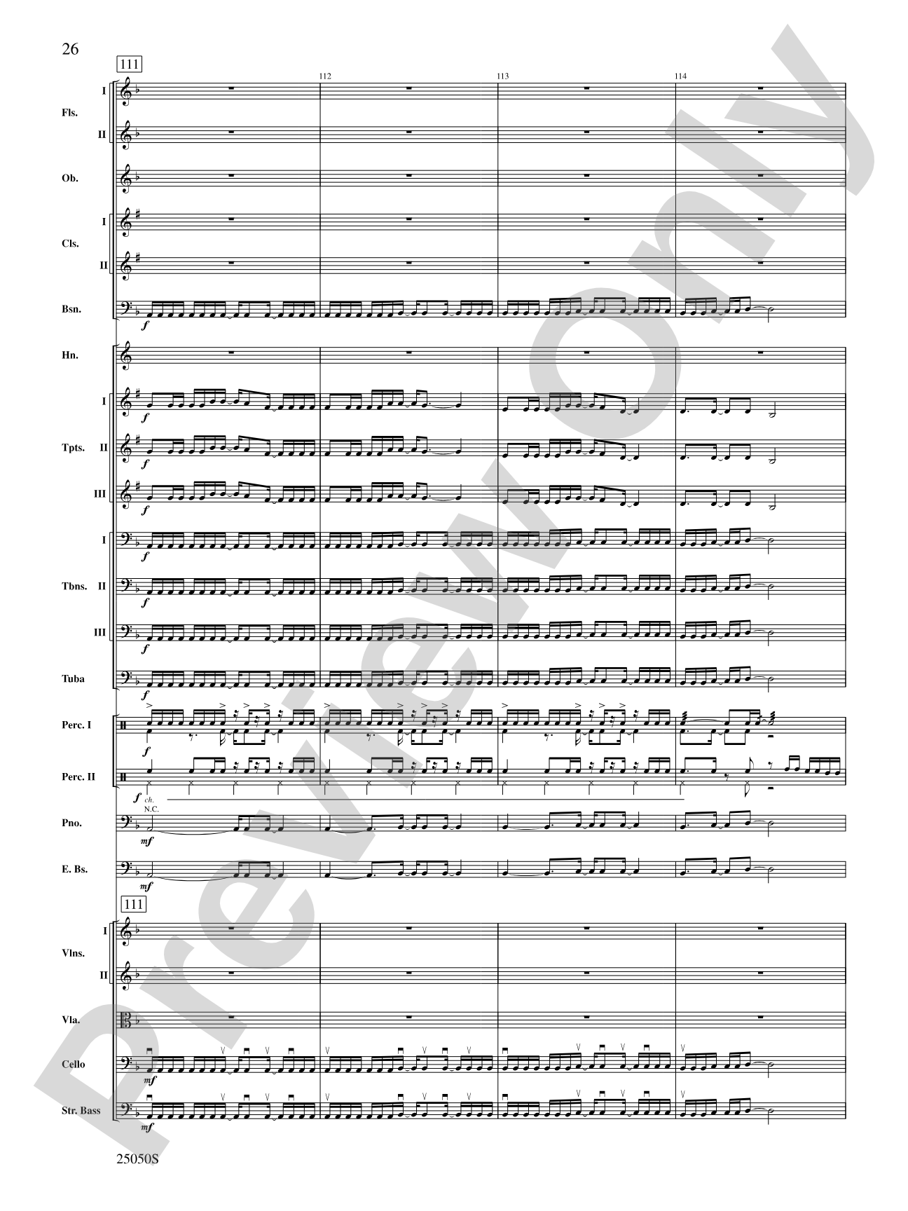 The Children of Sanchez: Full Orchestra Conductor Score & Parts
