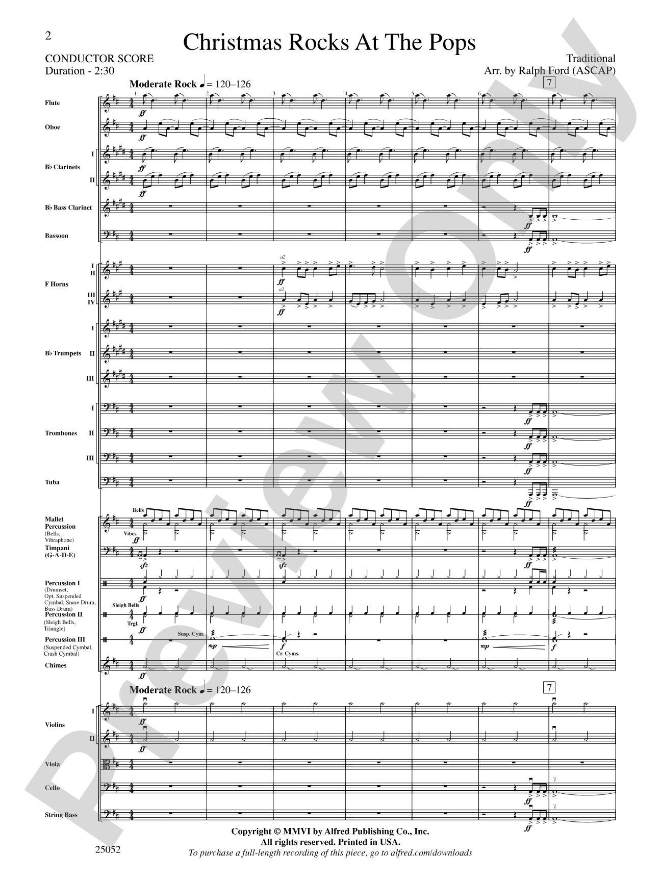 Christmas Rocks at the Pops: Full Orchestra Conductor Score & Parts