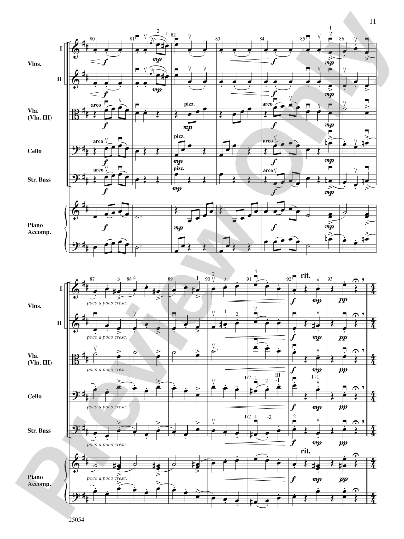 Two Beethovian Sketches: String Orchestra Conductor Score & Parts