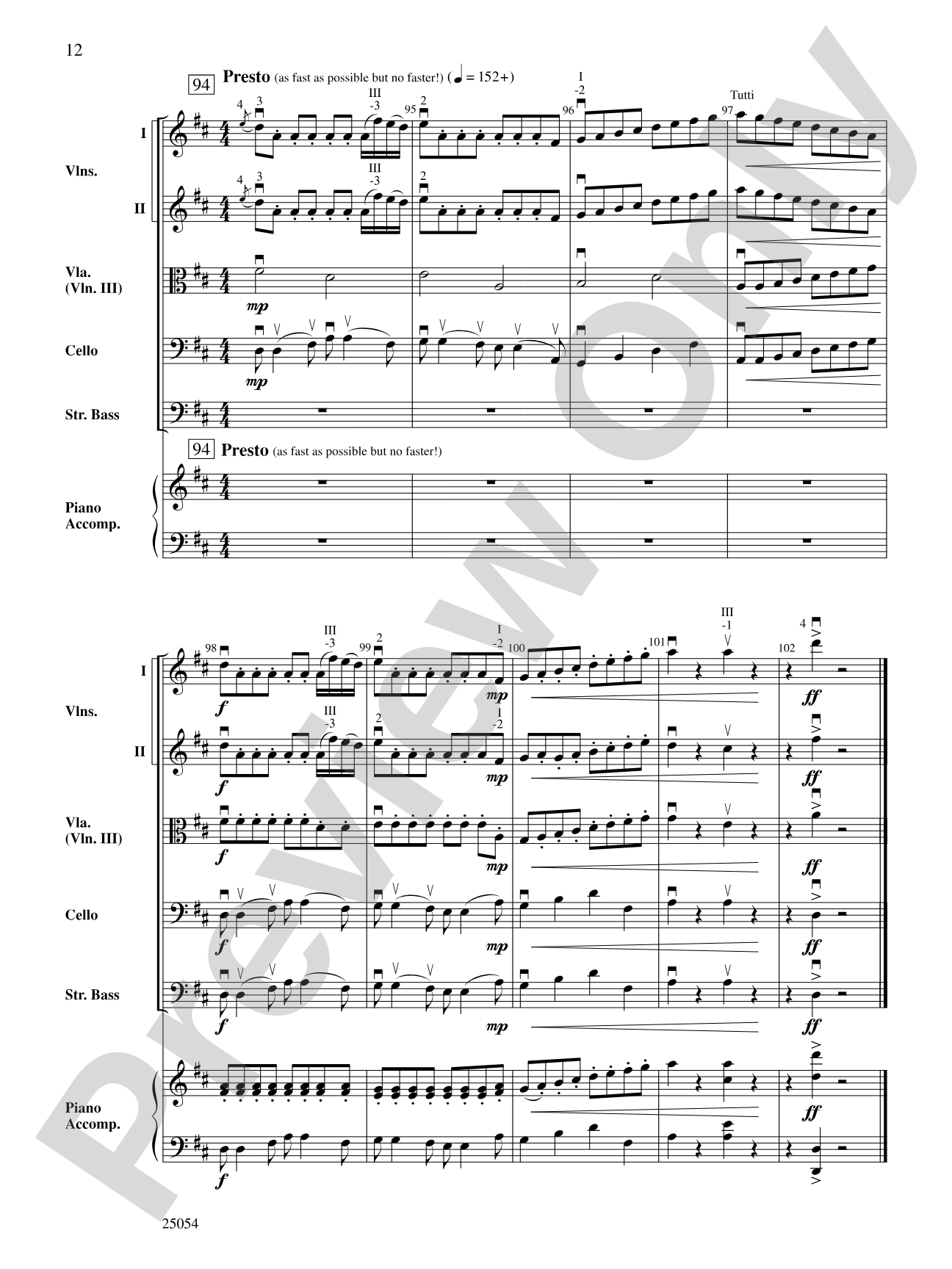 Two Beethovian Sketches: String Orchestra Conductor Score & Parts