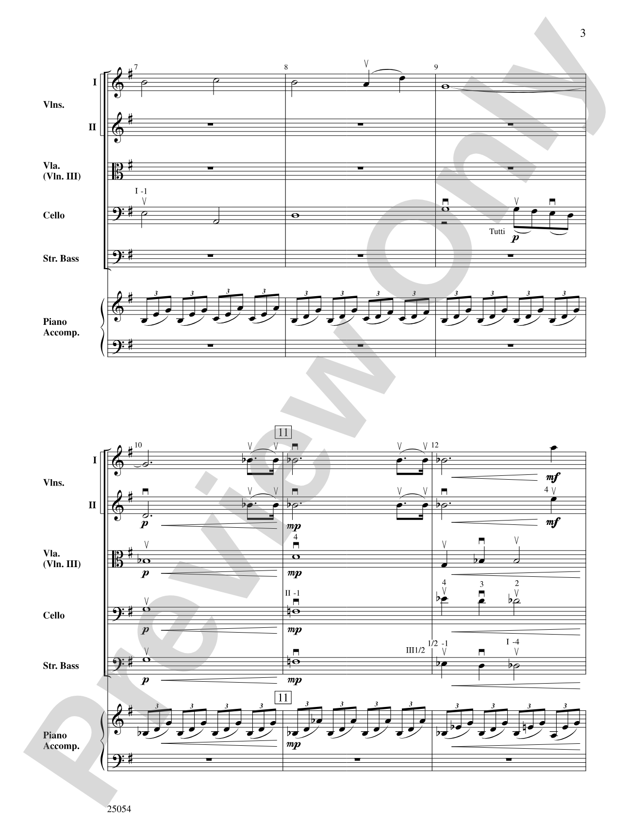 Two Beethovian Sketches: String Orchestra Conductor Score & Parts
