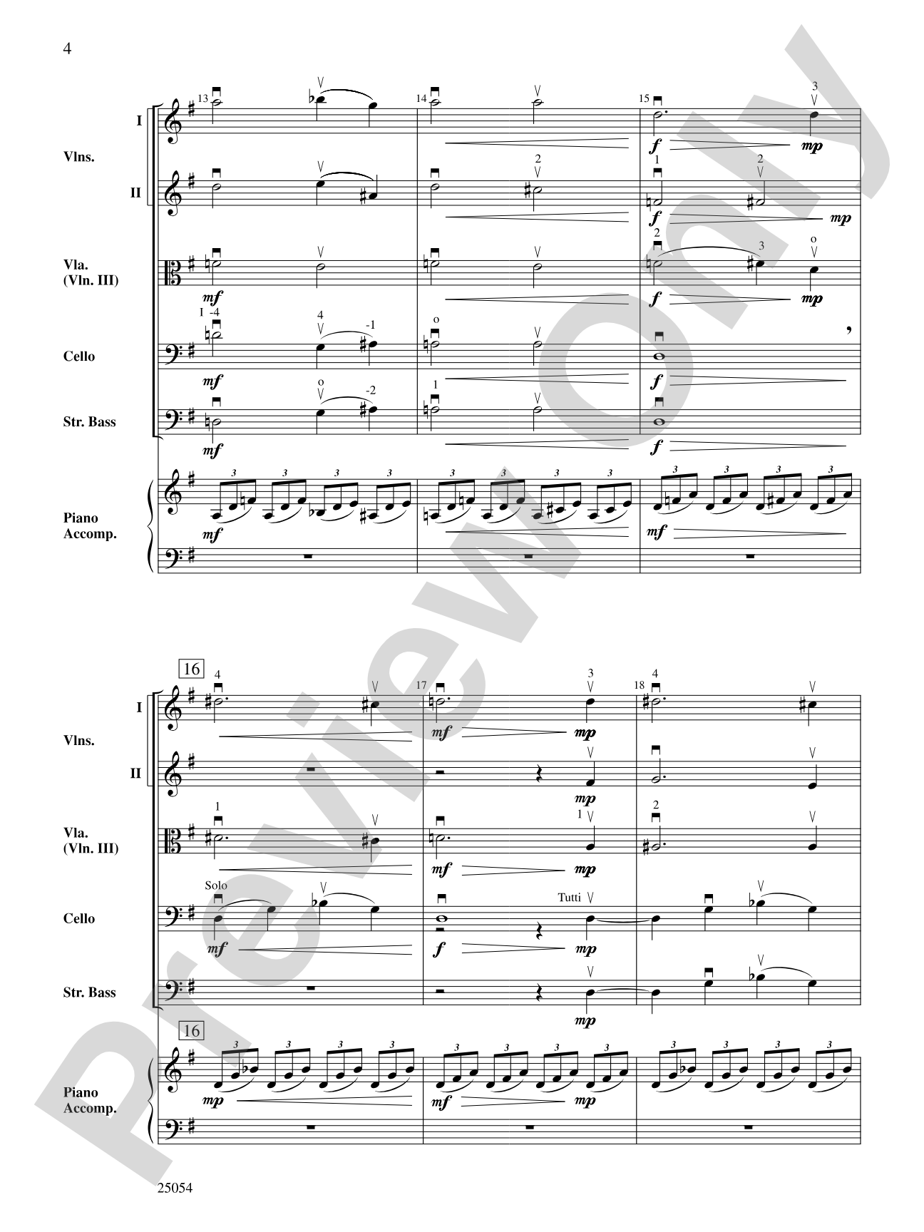 Two Beethovian Sketches: String Orchestra Conductor Score & Parts