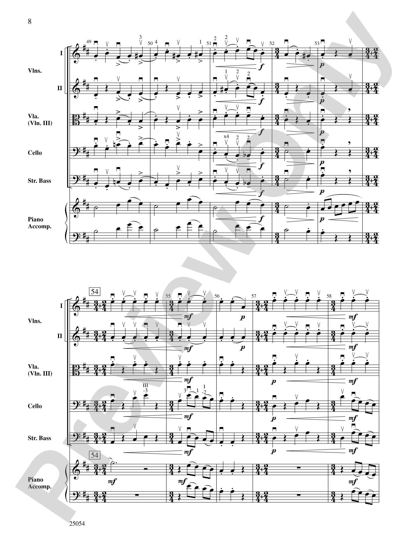 Two Beethovian Sketches: String Orchestra Conductor Score & Parts