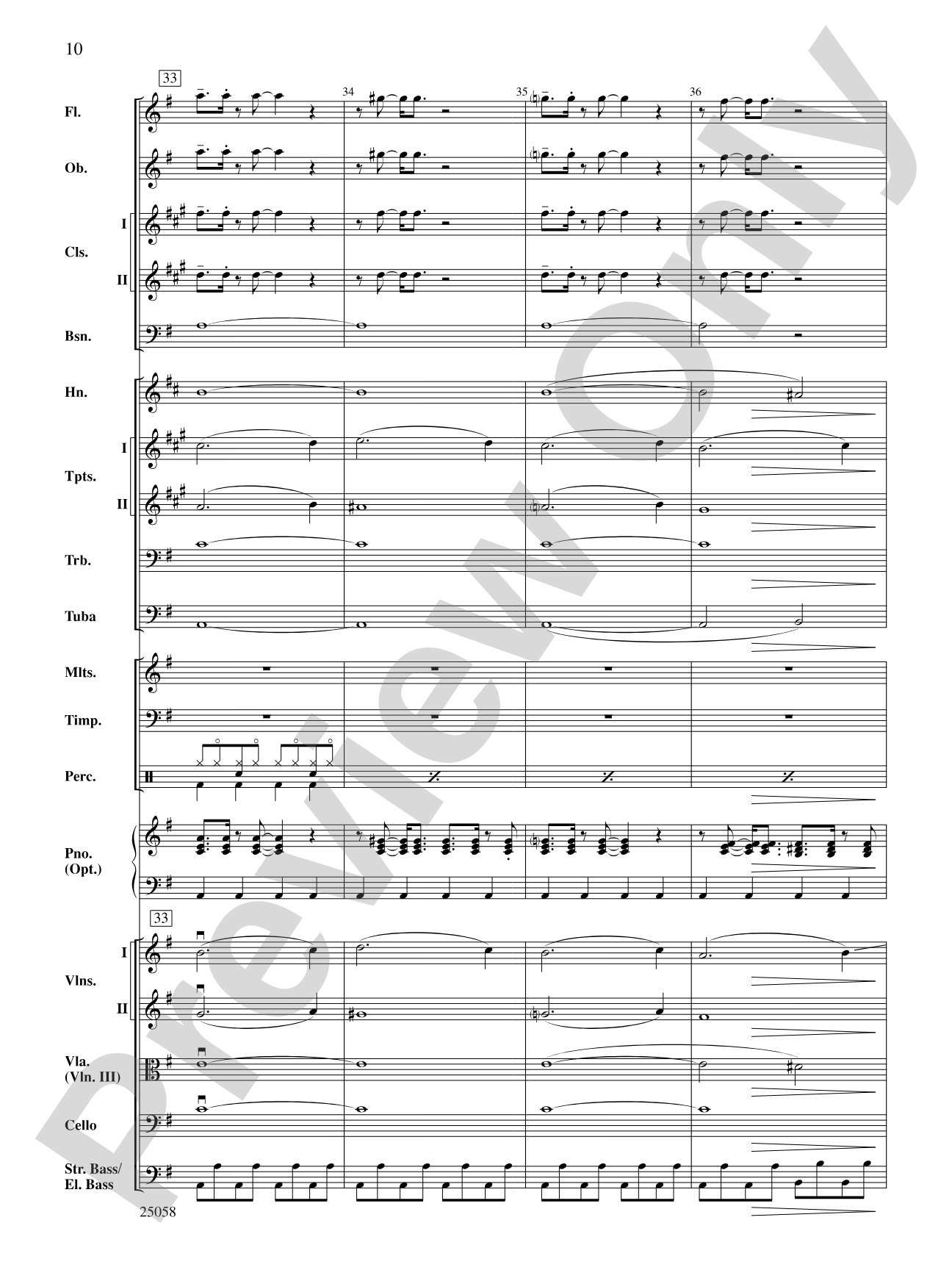 City Nights: Full Orchestra Conductor Score & Parts