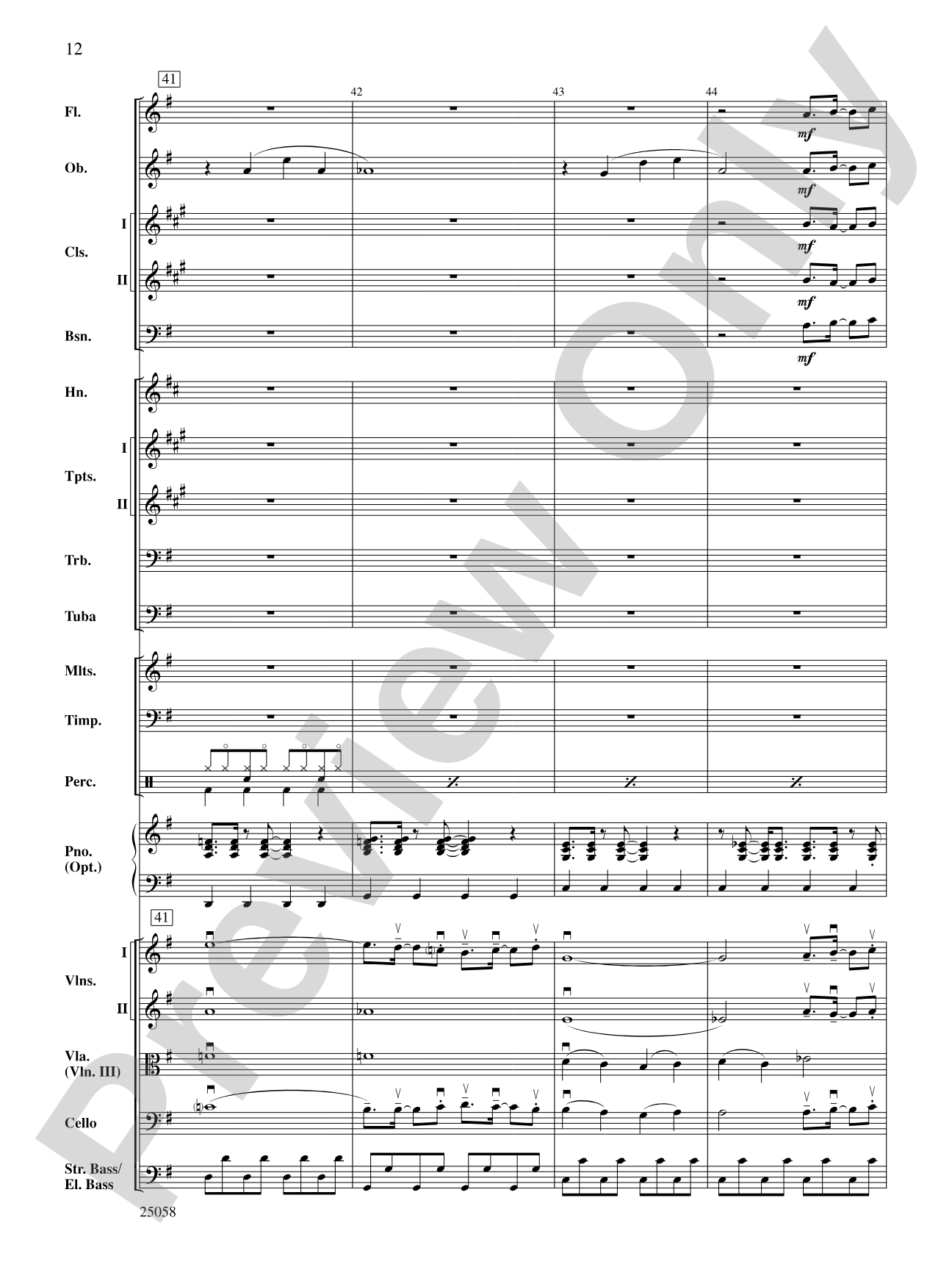 City Nights: Full Orchestra Conductor Score & Parts