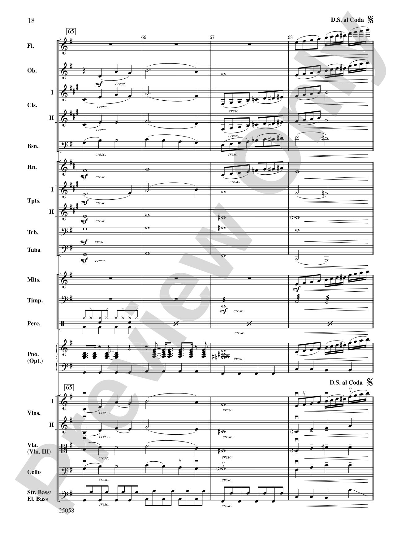City Nights: Full Orchestra Conductor Score & Parts