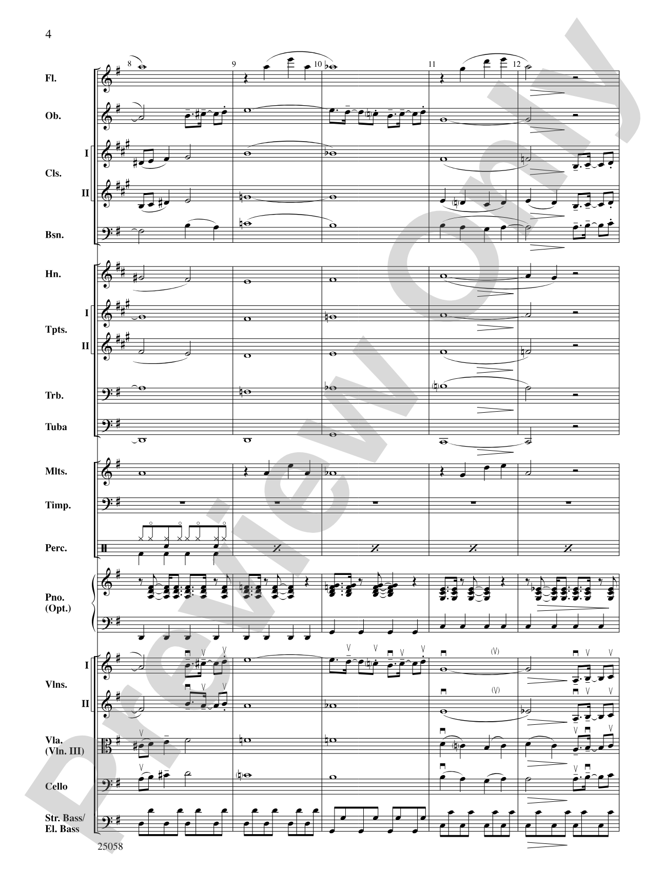 City Nights: Full Orchestra Conductor Score & Parts