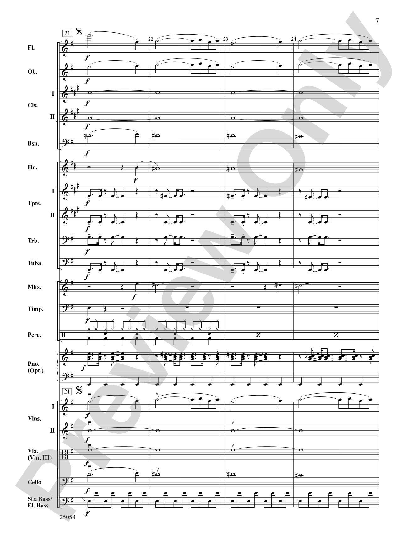City Nights: Full Orchestra Conductor Score & Parts