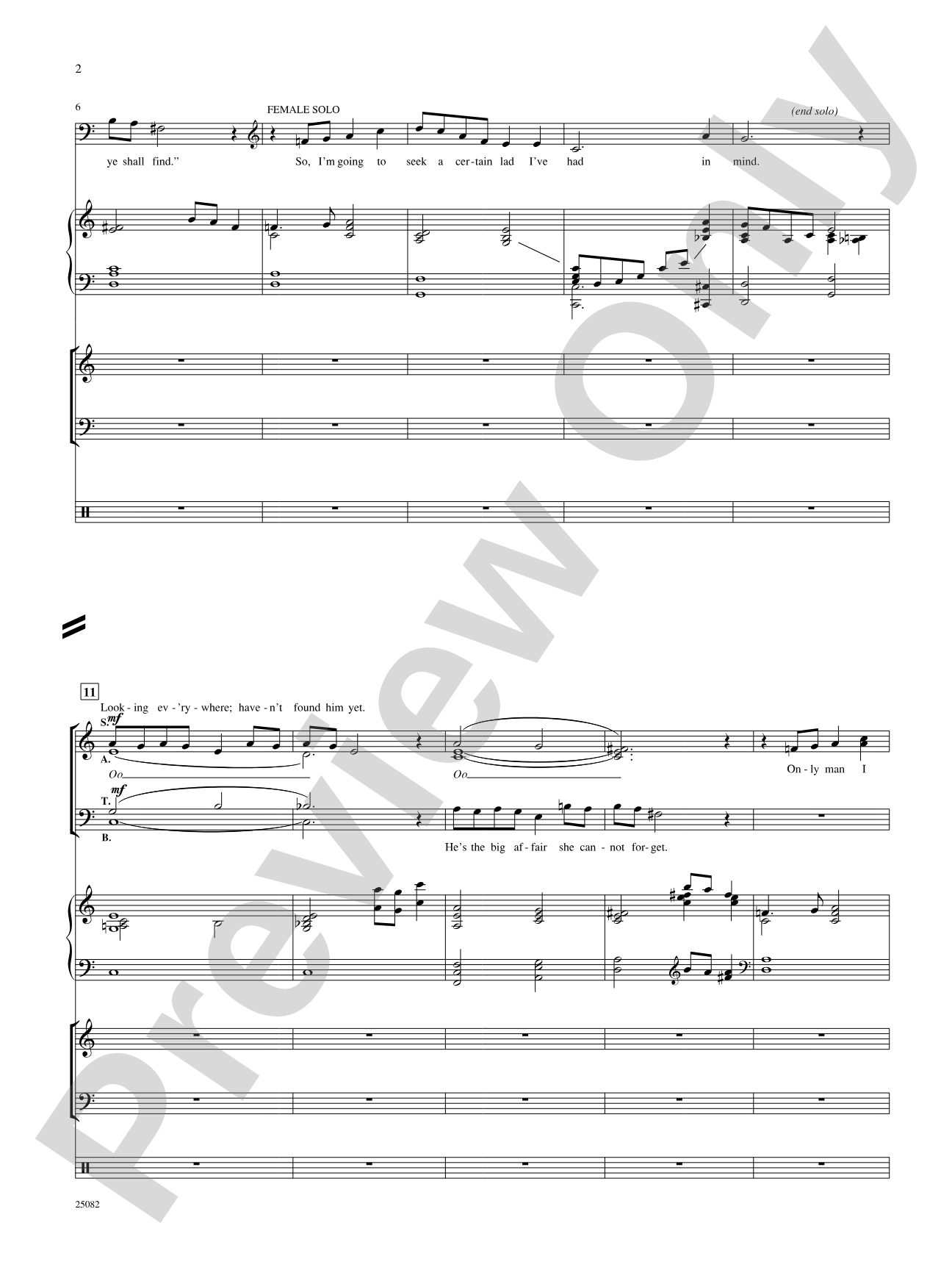 Someone to Watch Over Me: Choral SoundPax